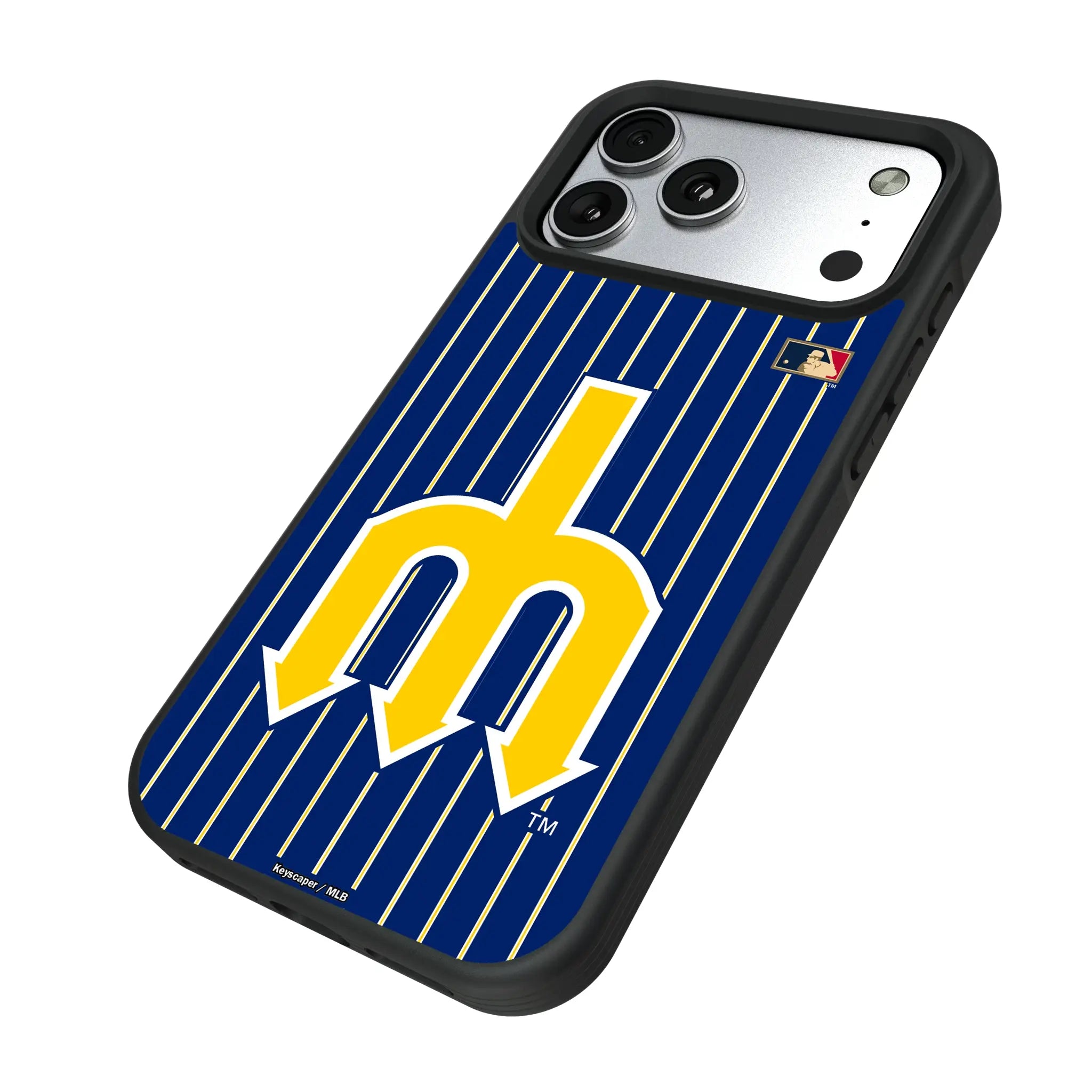 Seattle Mariners 1977-1980 - Cooperstown Collection Pinstripe Bump Phone Case