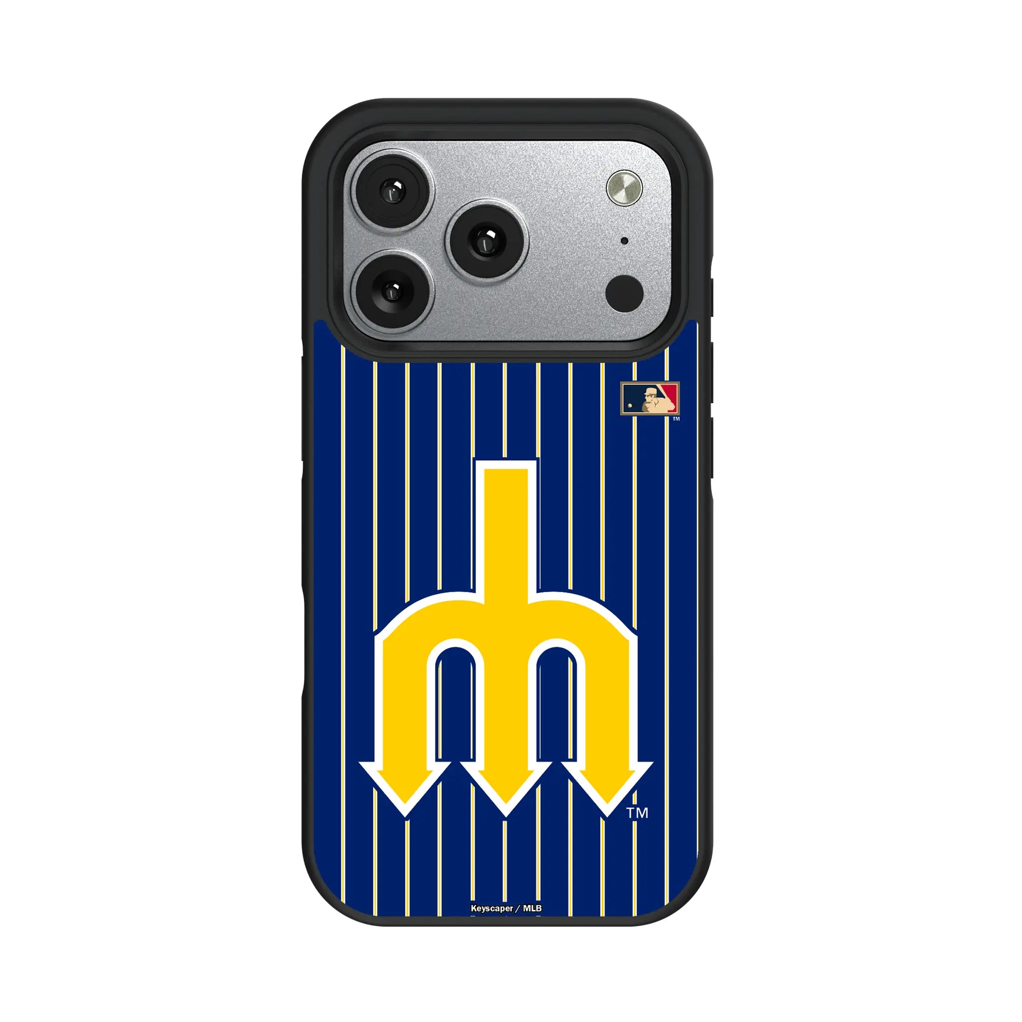 Seattle Mariners 1977-1980 - Cooperstown Collection Pinstripe Bump Phone Case