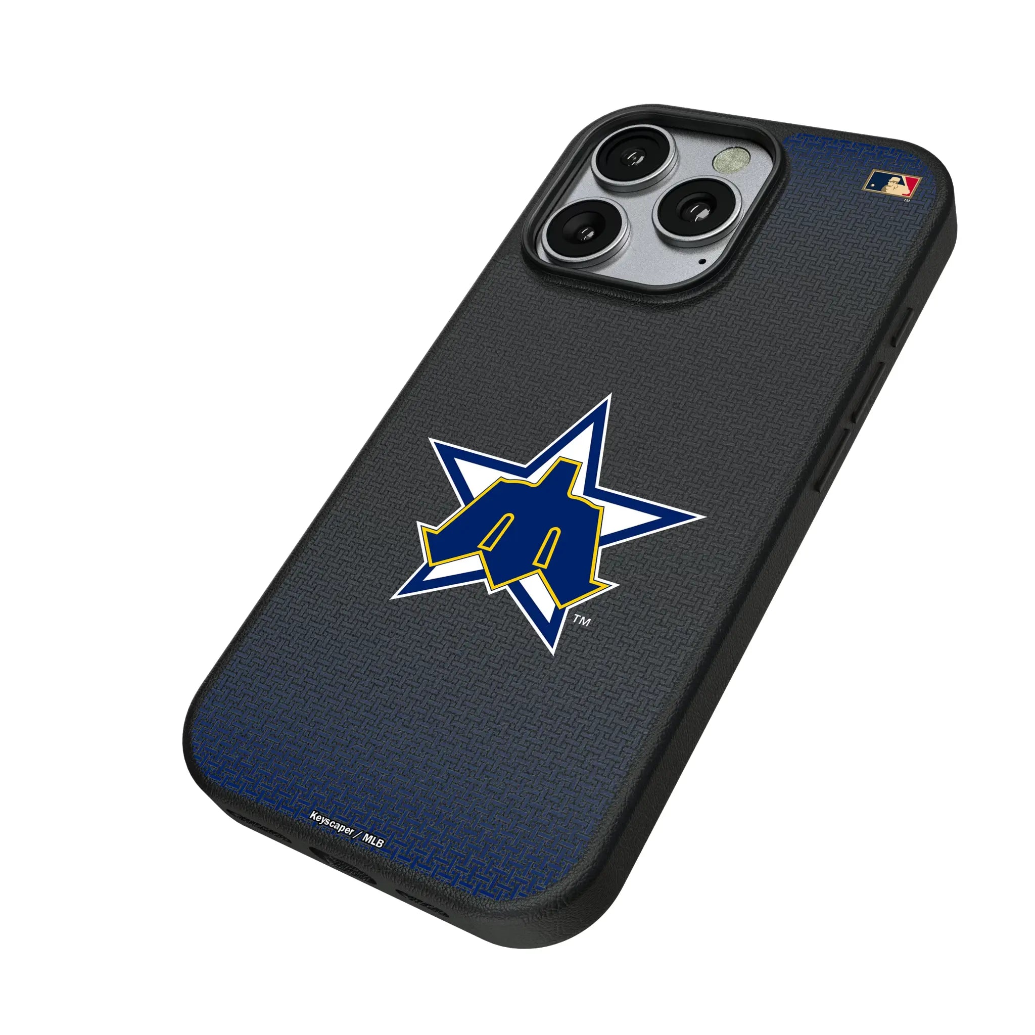 Seattle Mariners 1981-1986 - Cooperstown Collection Linen MagSafe Compatible Phone Case for Apple iPhone