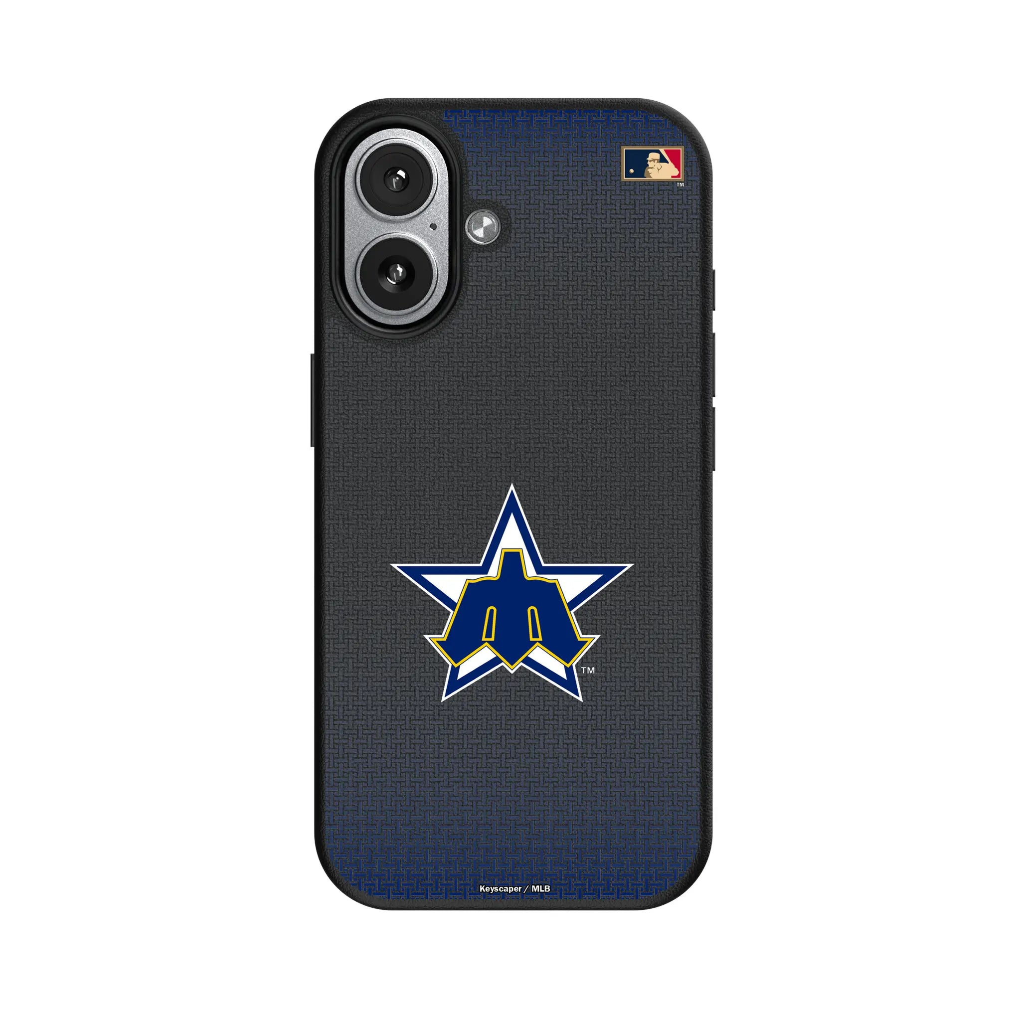 Seattle Mariners 1981-1986 - Cooperstown Collection Linen MagSafe Compatible Phone Case for Apple iPhone