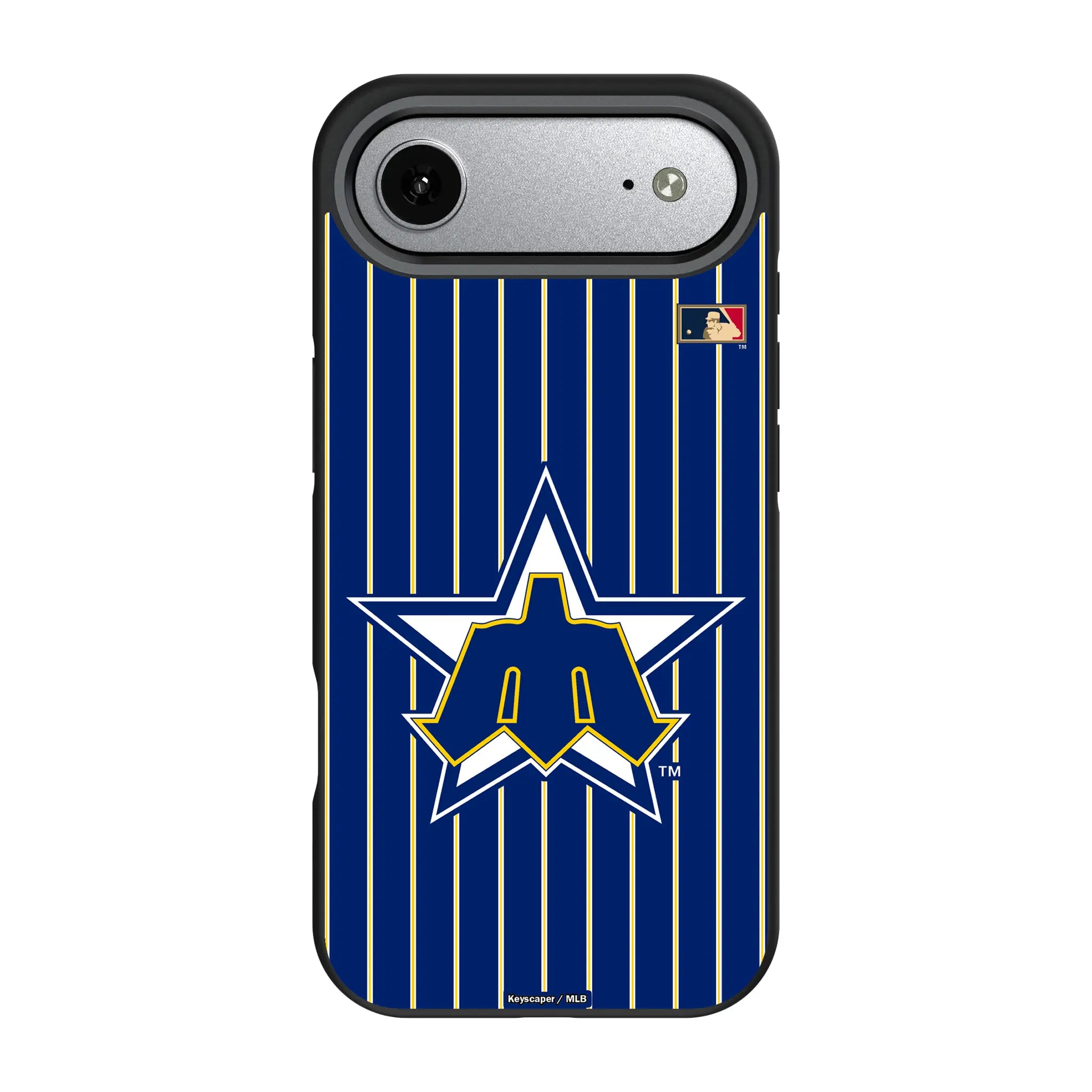 Seattle Mariners 1981-1986 - Cooperstown Collection Pinstripe Bump Phone Case