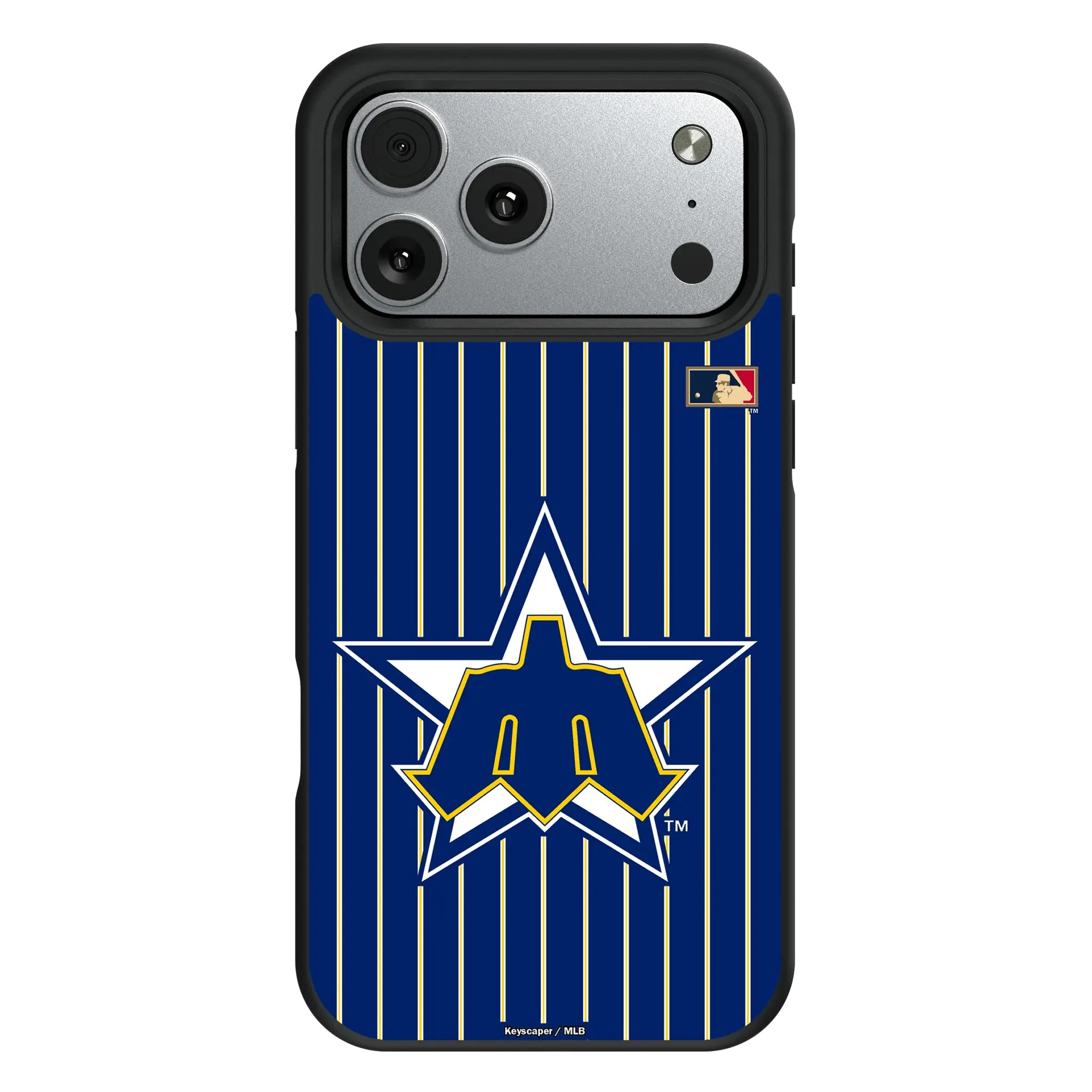 Seattle Mariners 1981-1986 - Cooperstown Collection Pinstripe Bump Phone Case