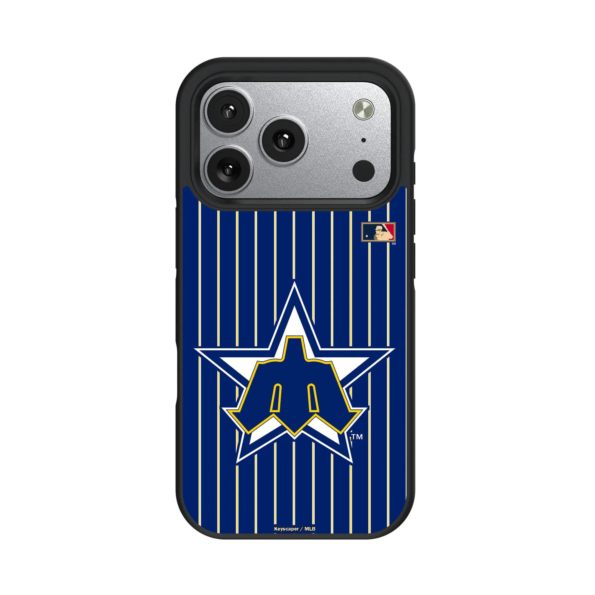 Seattle Mariners 1981-1986 - Cooperstown Collection Pinstripe Bump Phone Case