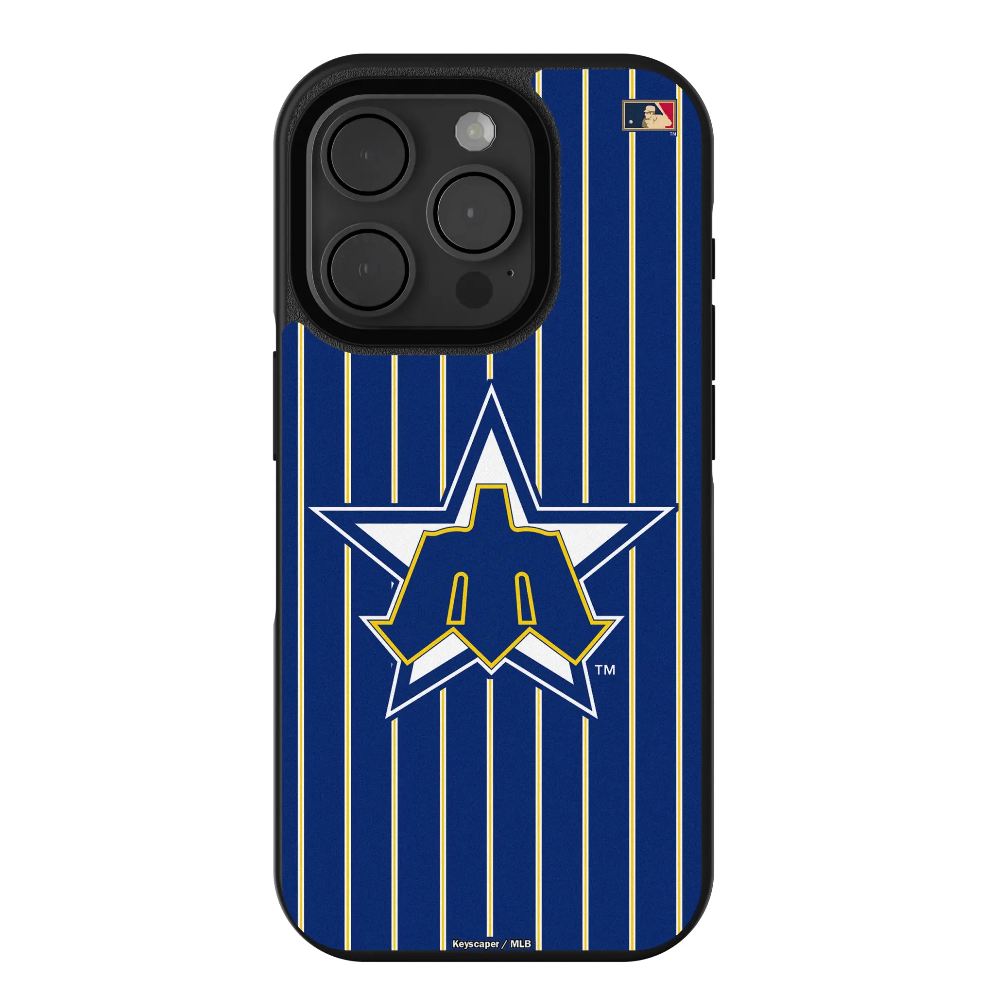 Seattle Mariners 1981-1986 - Cooperstown Collection Pinstripe Bump Phone Case