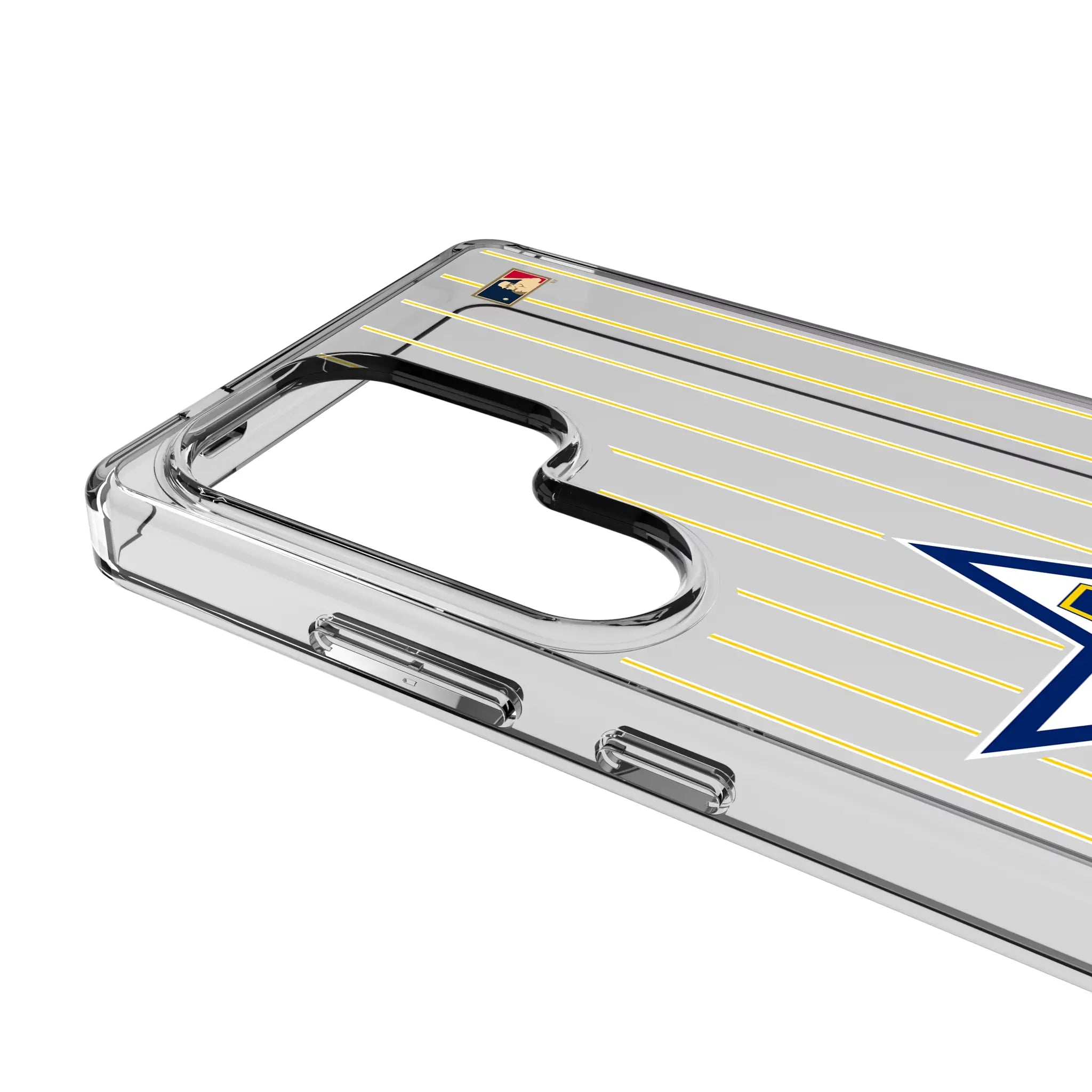 Seattle Mariners 1981-1986 - Cooperstown Collection Pinstripe Clear Phone Case for Samsung Galaxy