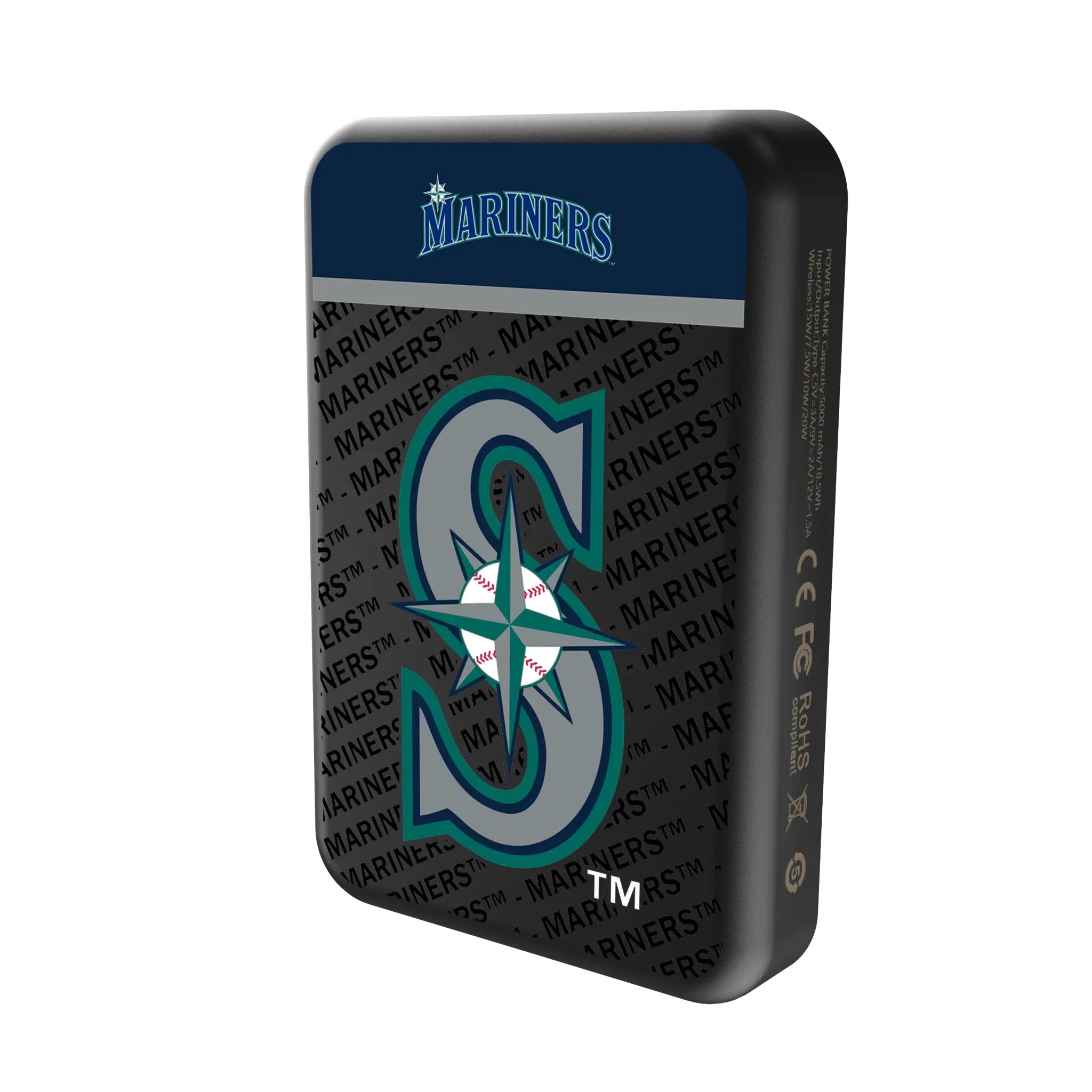 Seattle Mariners Endzone Plus Wireless Mag Power Bank