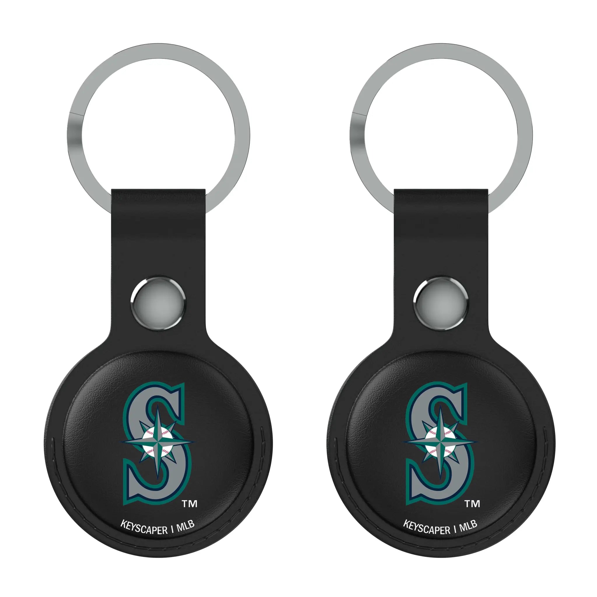 Seattle Mariners Insignia Black Airtag Holder 2-Pack