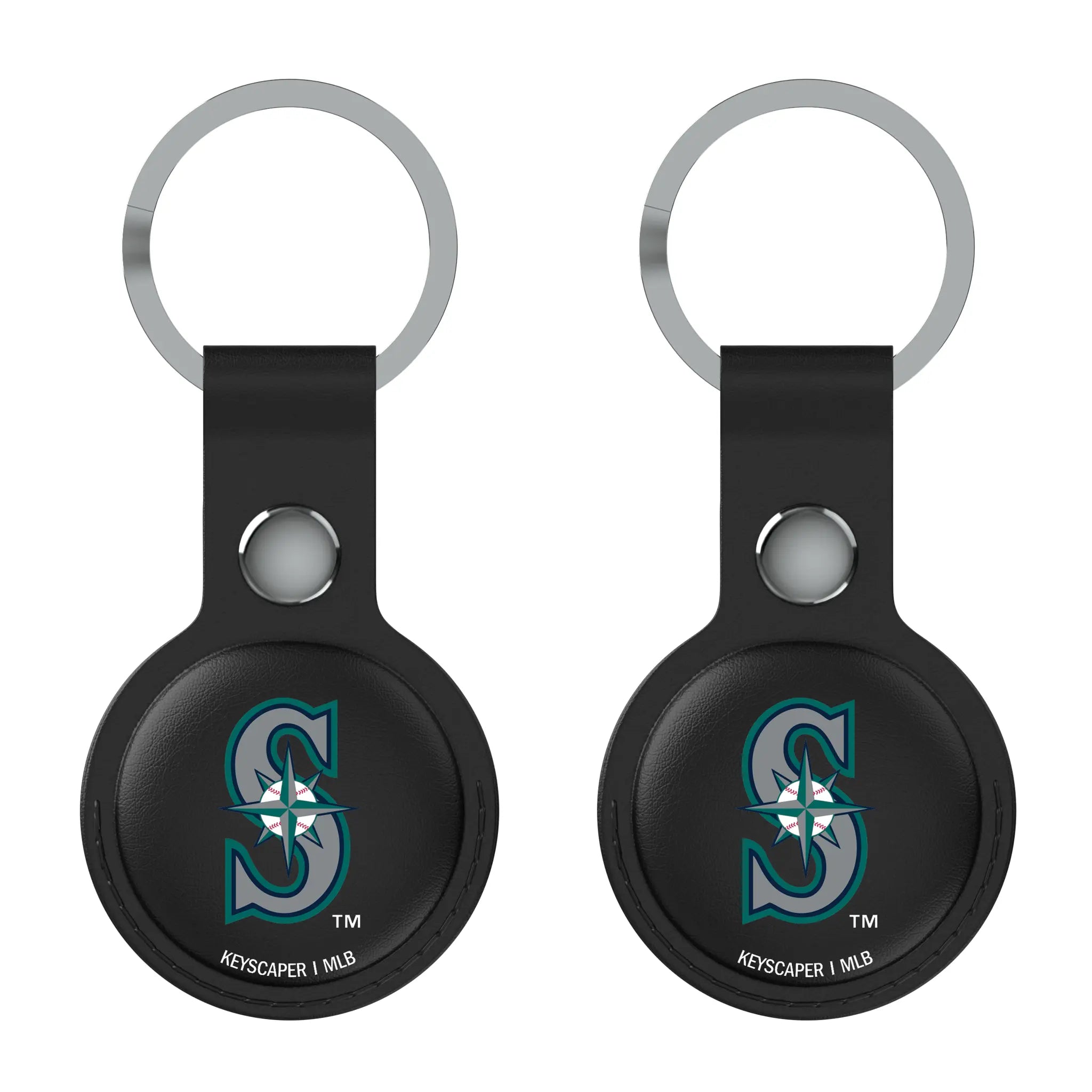 Seattle Mariners Insignia Black Airtag Holder 2-Pack