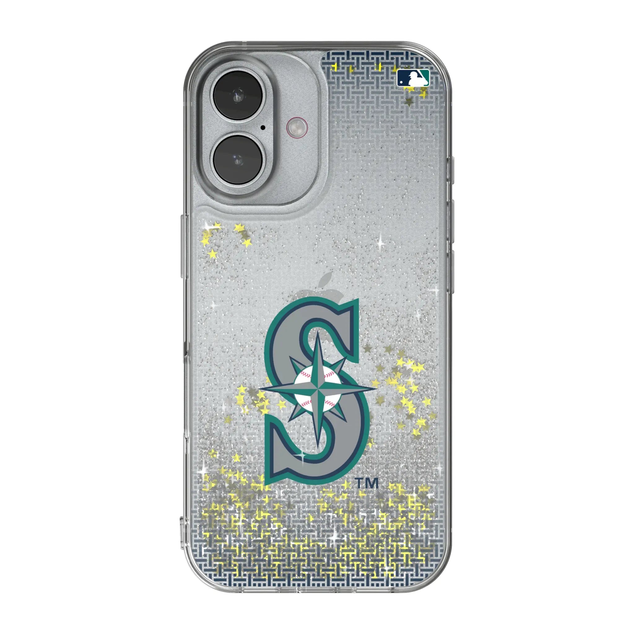 Seattle Mariners Linen Glitter Phone Case