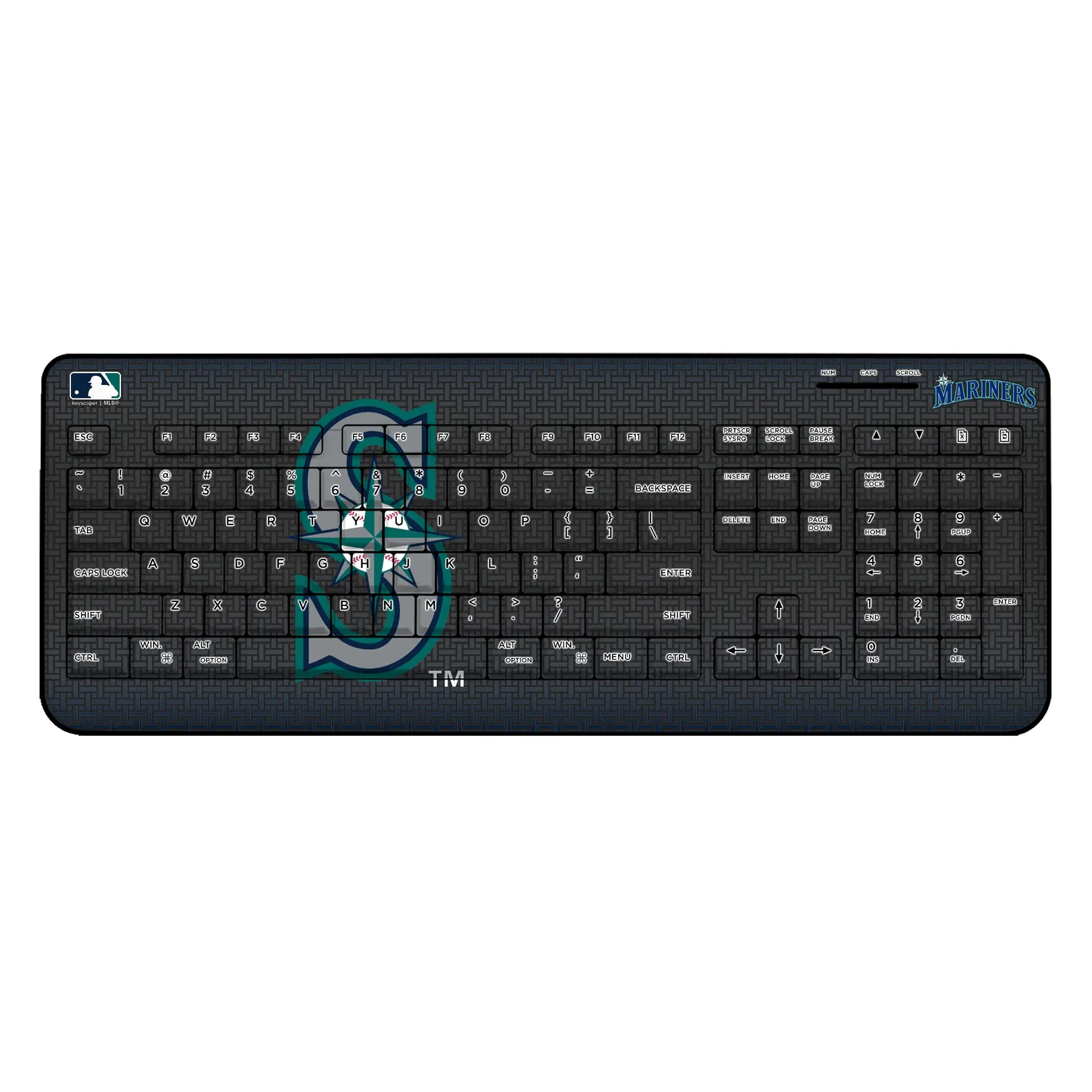 Seattle Mariners Linen Wireless USB Keyboard