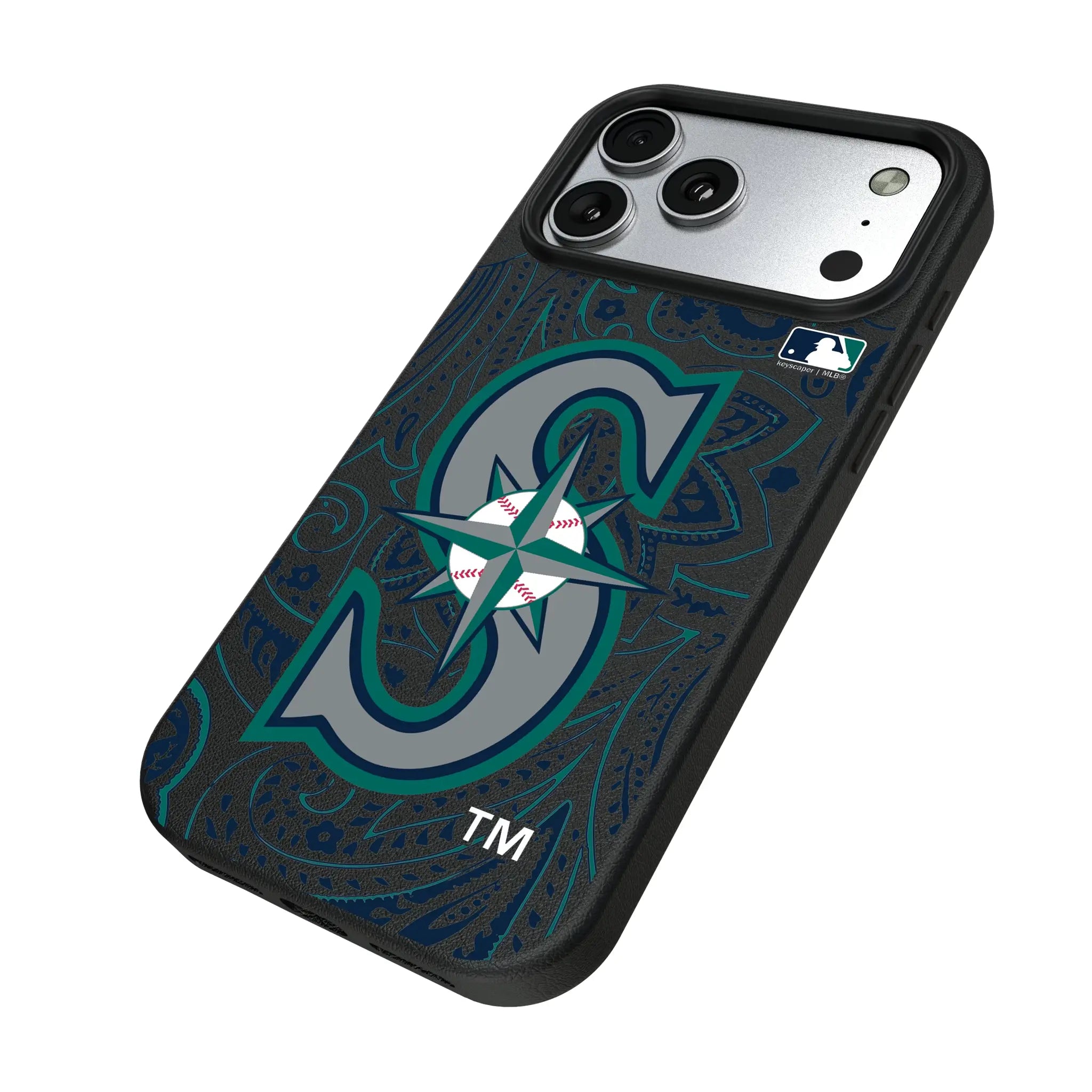 Seattle Mariners Paisley MagSafe Compatible Phone Case for Apple iPhone