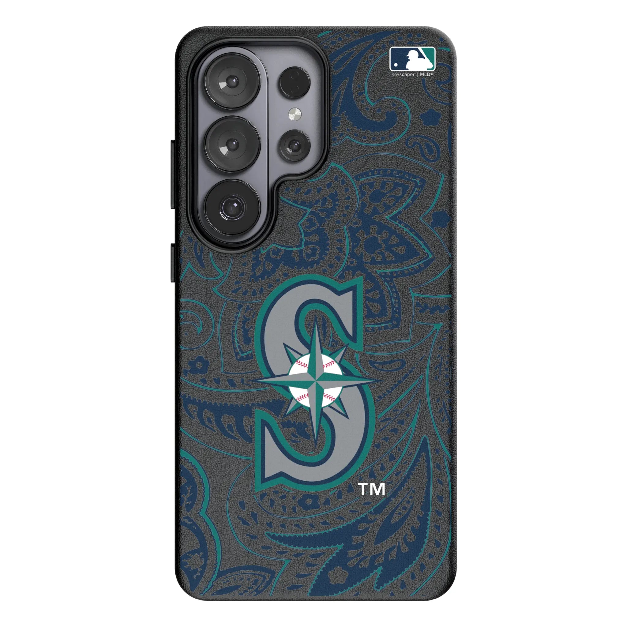 Seattle Mariners Paisley MagSafe Compatible Phone Case for Samsung Galaxy