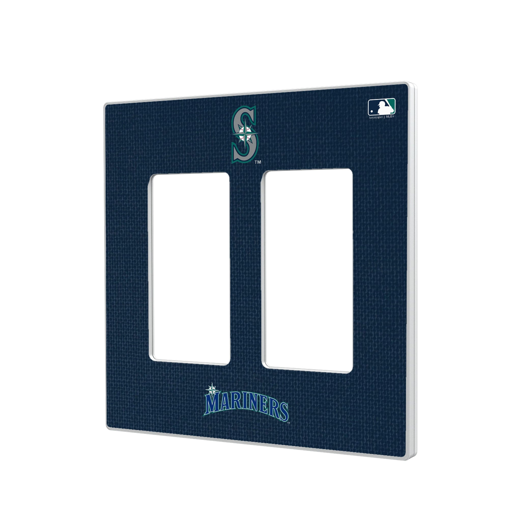 Seattle Mariners Solid Hidden-Screw Light Switch Plate - Sports Gifts, Sports Memorabilia, Sports Collectibles, Fan Shop