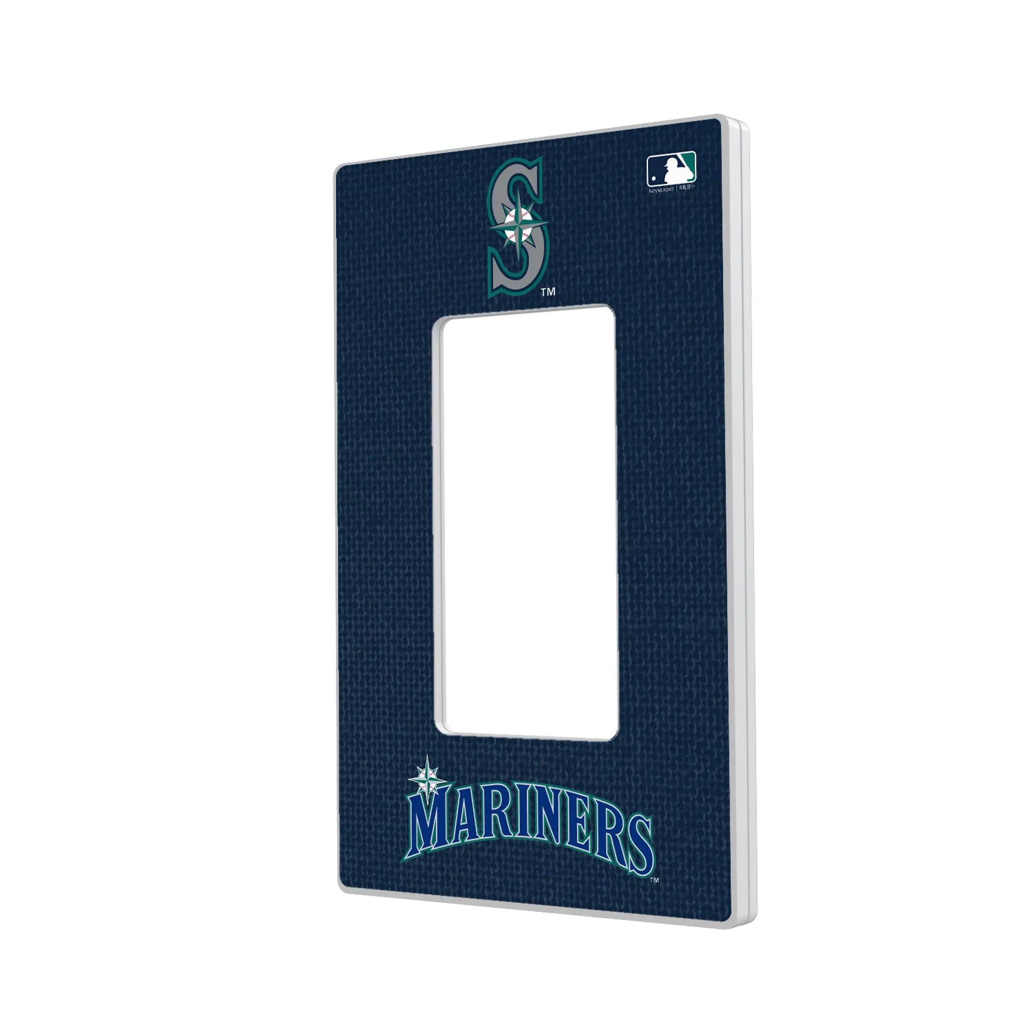 Seattle Mariners Solid Hidden-Screw Light Switch Plate