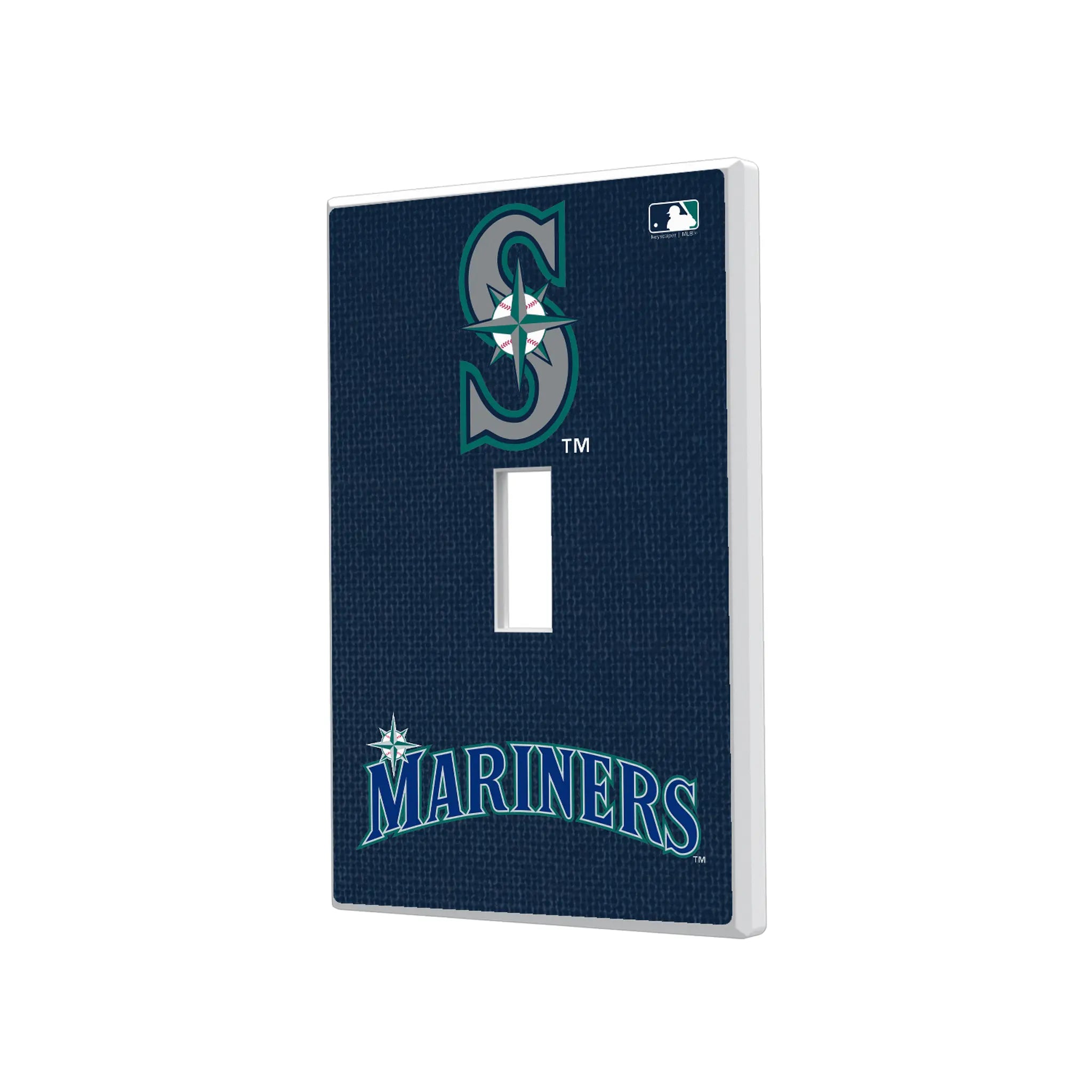 Seattle Mariners Solid Hidden-Screw Light Switch Plate