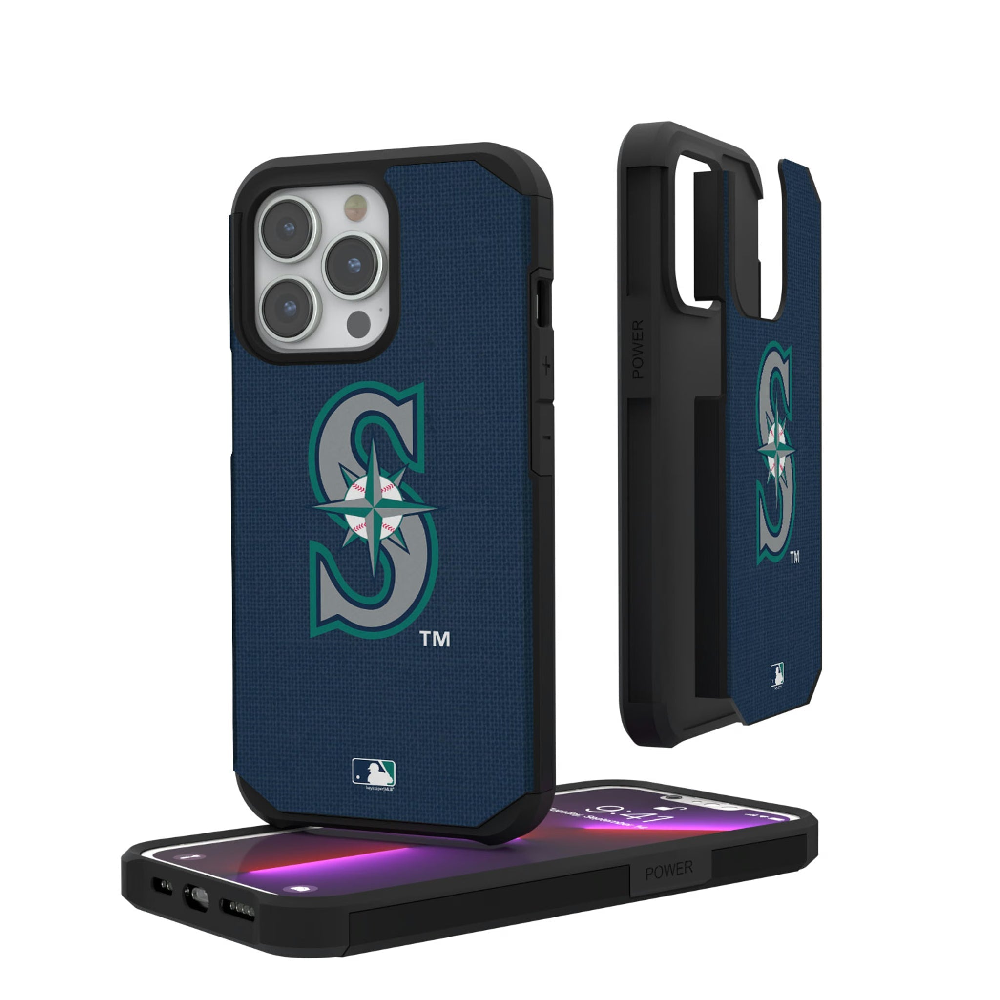 Seattle Mariners Solid Rugged Phone Case - Sports Gifts, Sports Memorabilia, Sports Collectibles, Fan Shop