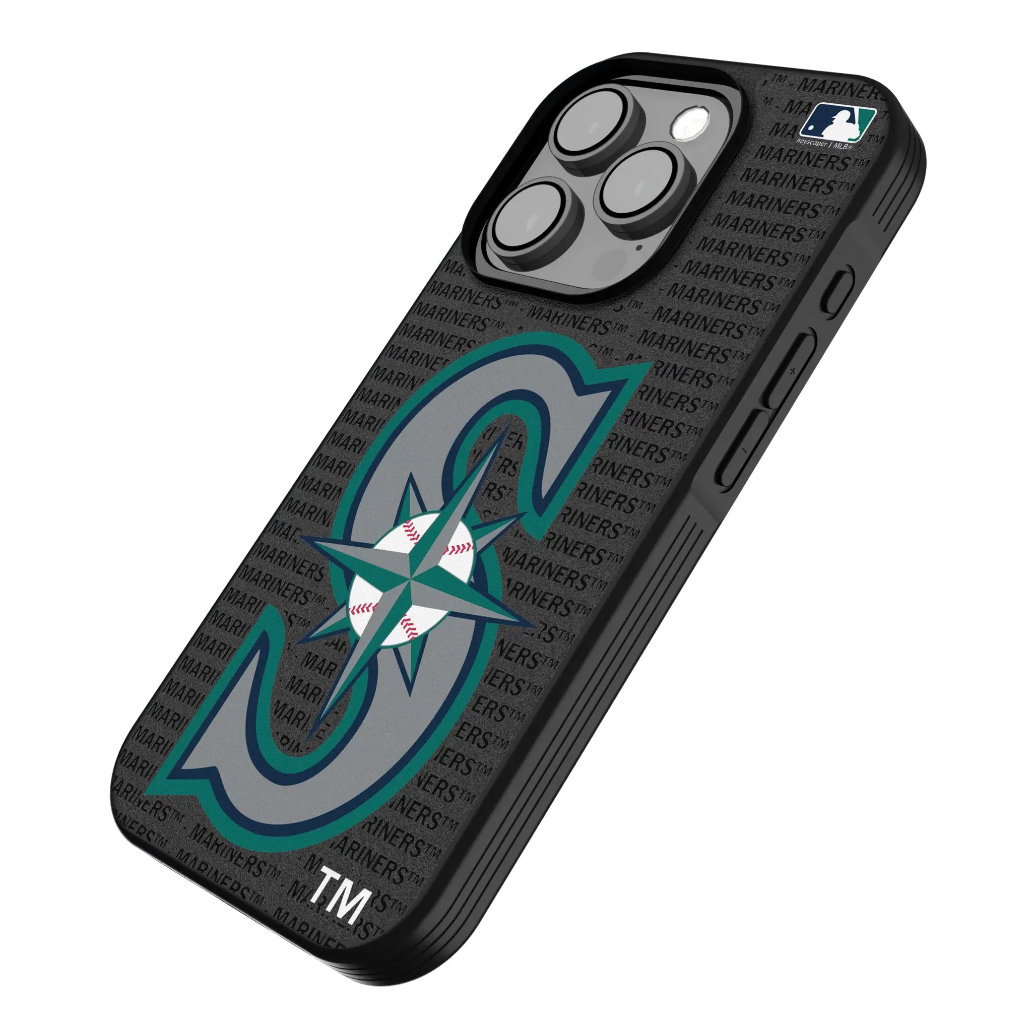 Seattle Mariners Text Backdrop Bump Phone Case