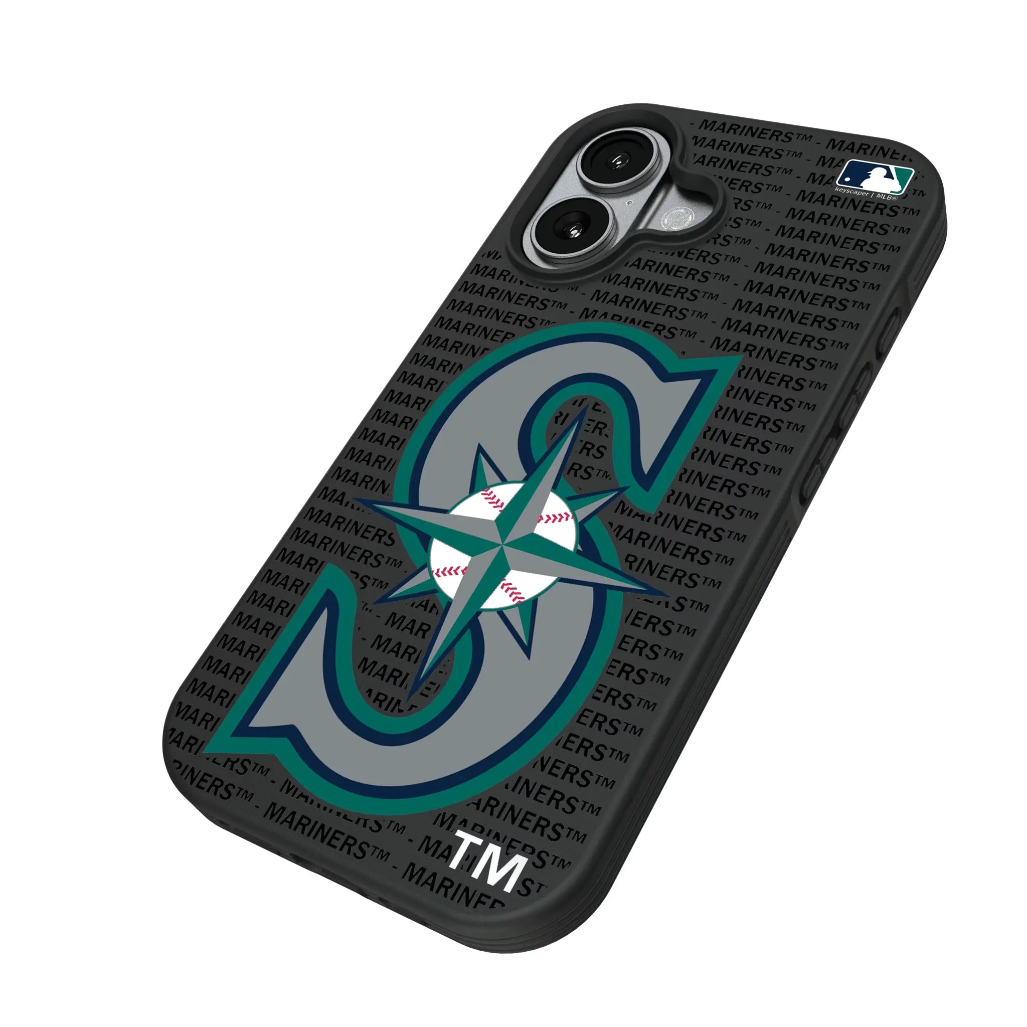 Seattle Mariners Text Backdrop Bump Phone Case