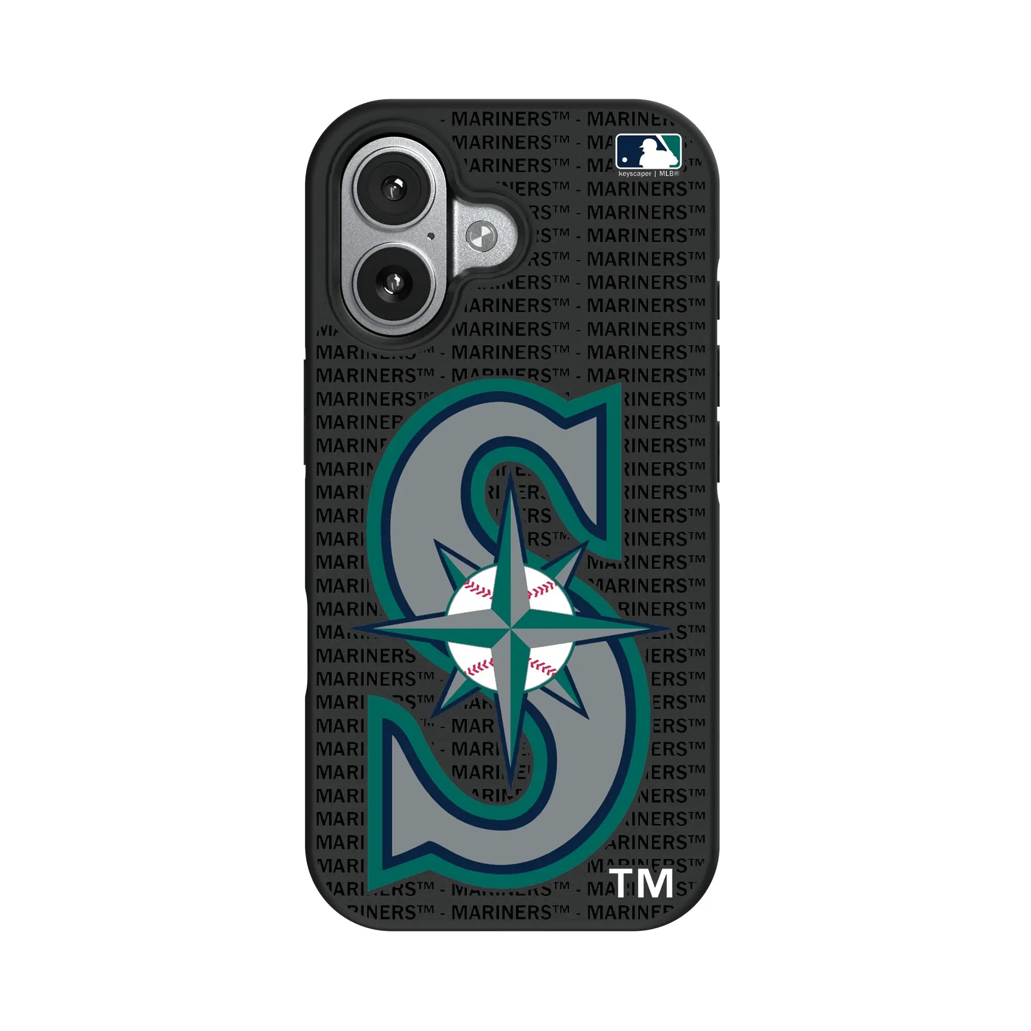 Seattle Mariners Text Backdrop Bump Phone Case