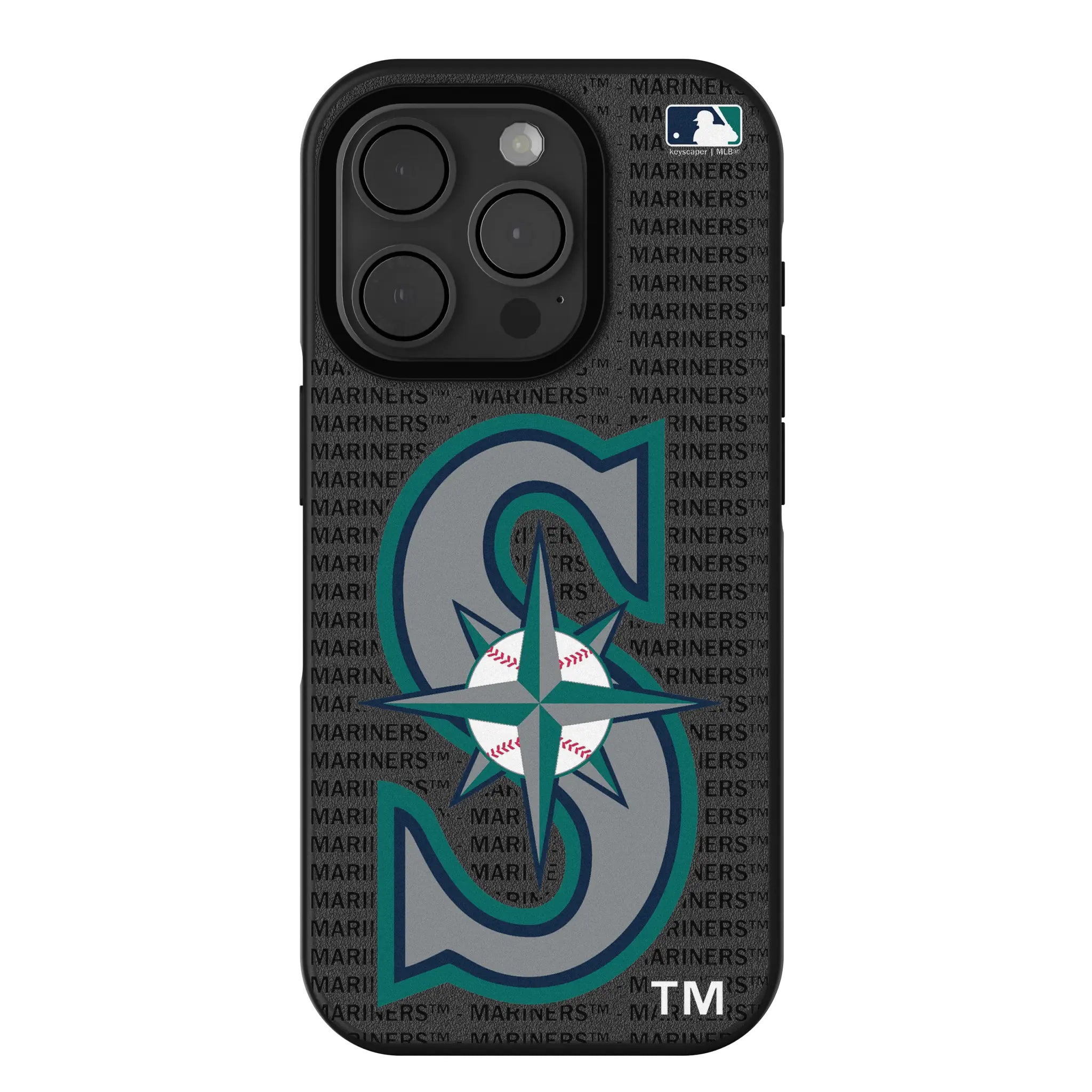 Seattle Mariners Text Backdrop Bump Phone Case