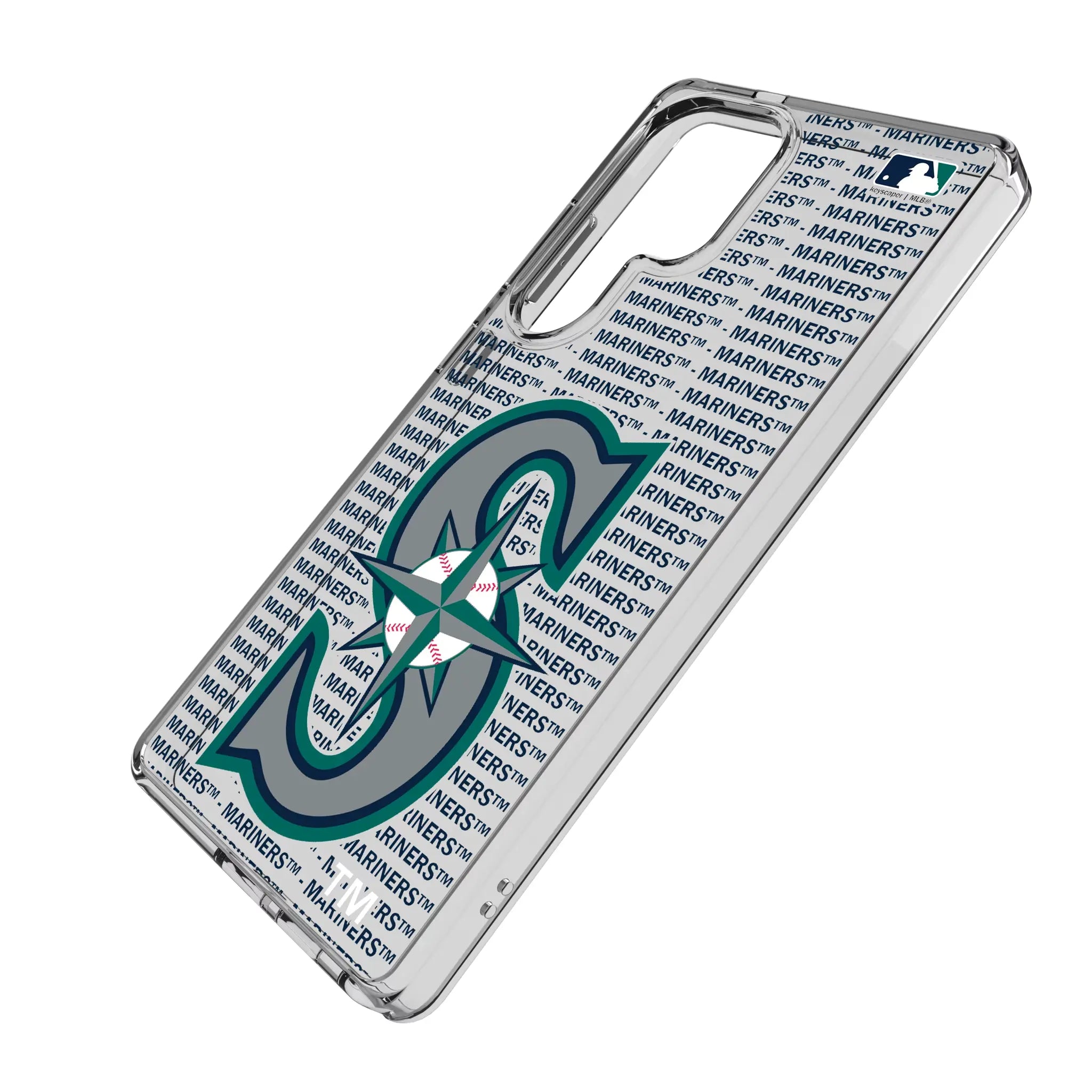 Seattle Mariners Text Backdrop Clear Phone Case for Samsung Galaxy