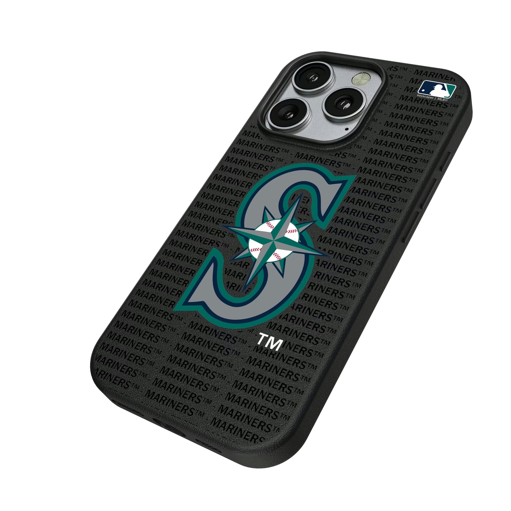 Seattle Mariners Text Backdrop MagSafe Compatible Phone Case for Apple iPhone - Sports Gifts, Sports Memorabilia, Sports Collectibles, Fan Shop