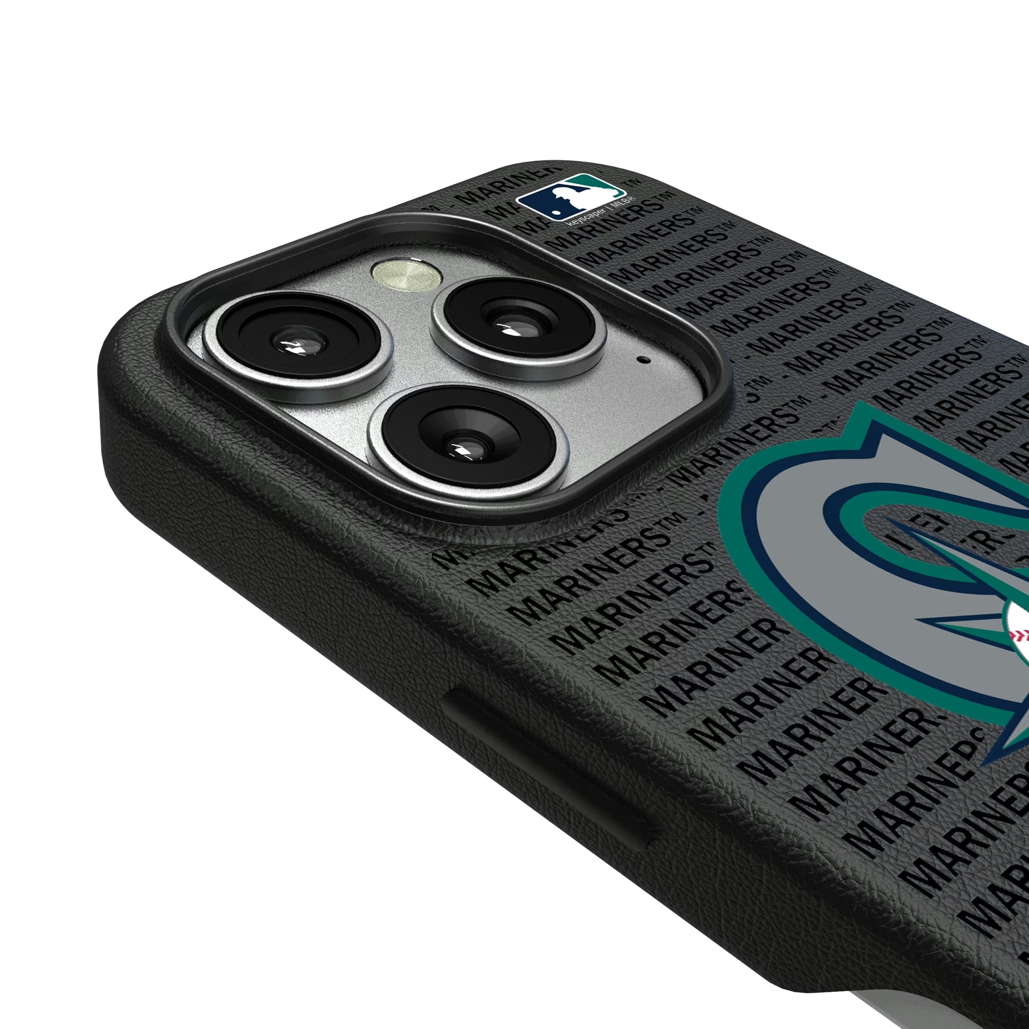 Seattle Mariners Text Backdrop MagSafe Compatible Phone Case for Apple iPhone - Sports Gifts, Sports Memorabilia, Sports Collectibles, Fan Shop