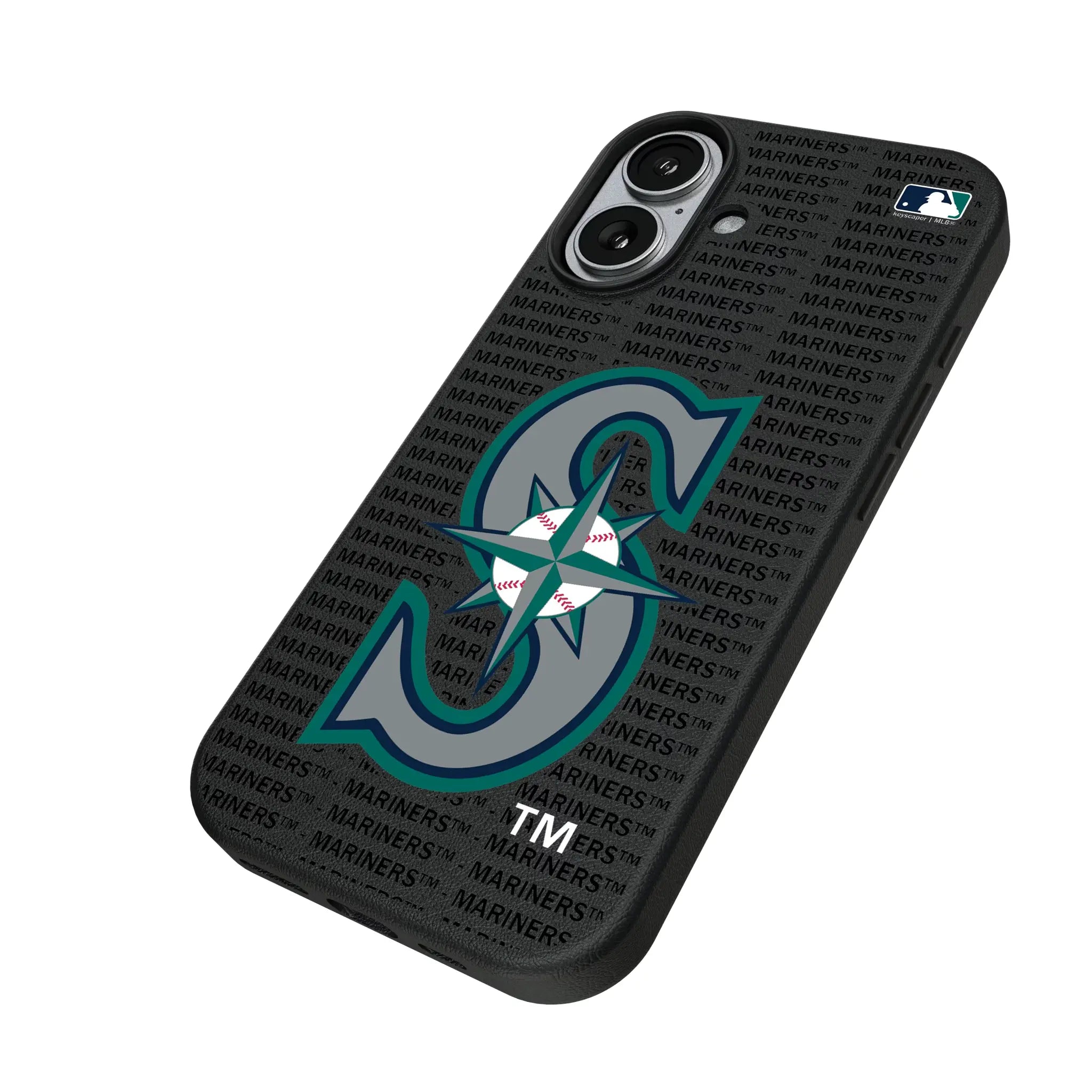 Seattle Mariners Text Backdrop MagSafe Compatible Phone Case for Apple iPhone