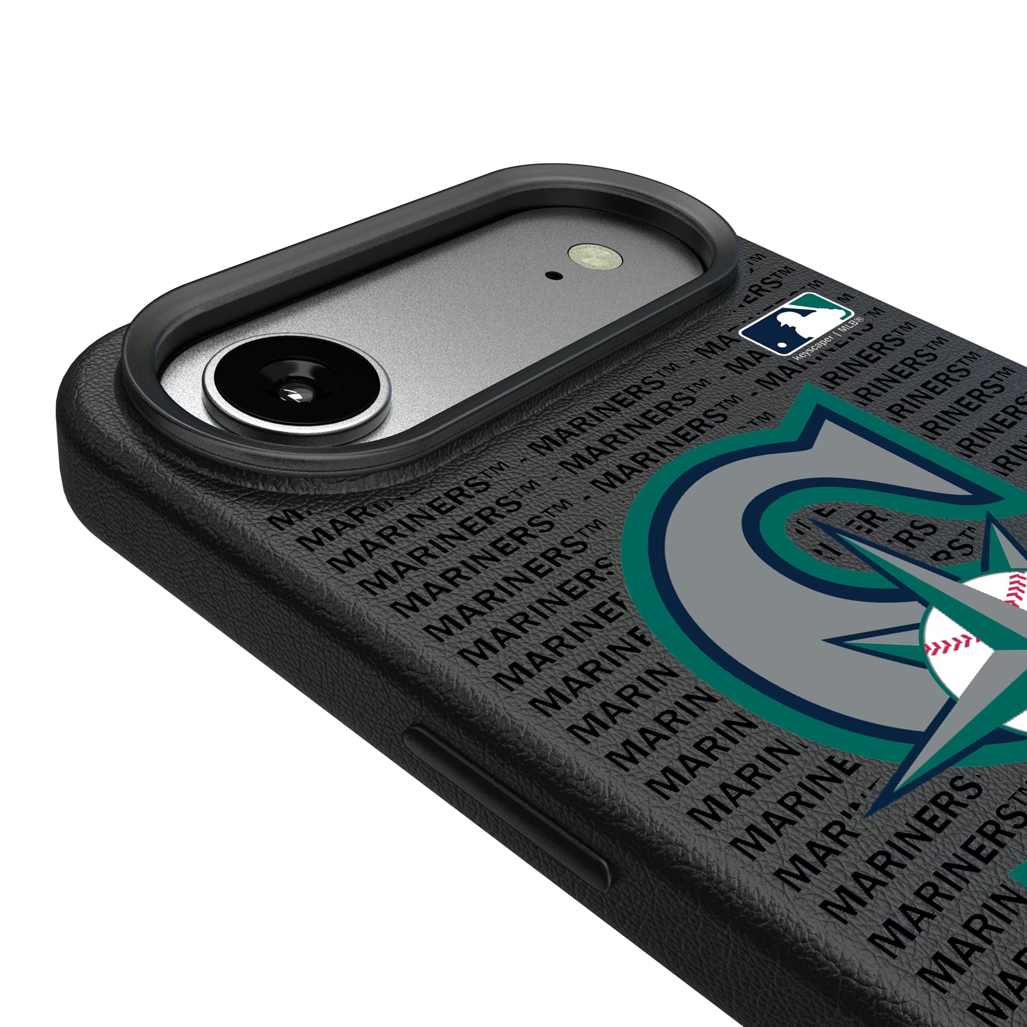 Seattle Mariners Text Backdrop MagSafe Compatible Phone Case for Apple iPhone - Sports Gifts, Sports Memorabilia, Sports Collectibles, Fan Shop