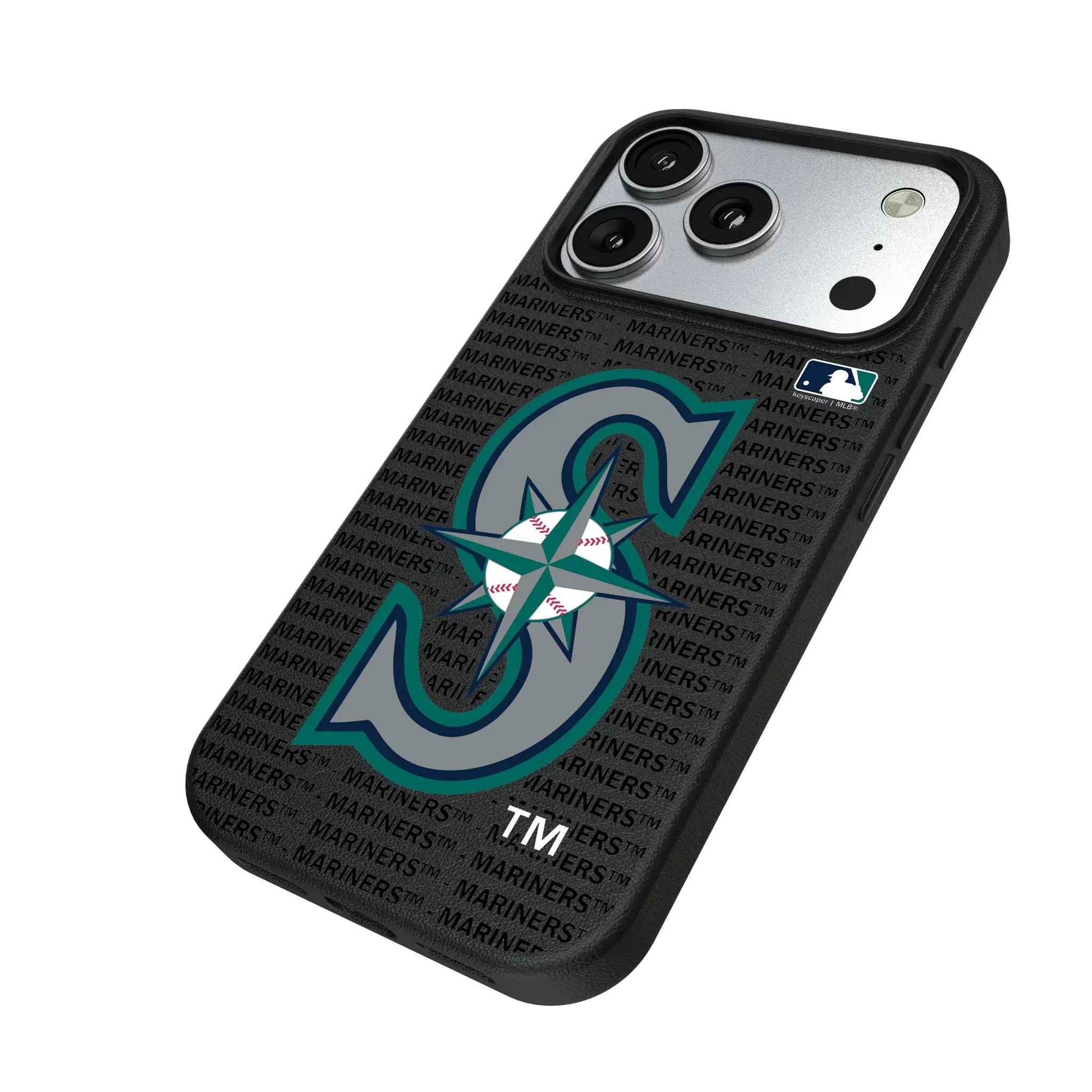 Seattle Mariners Text Backdrop MagSafe Compatible Phone Case for Apple iPhone
