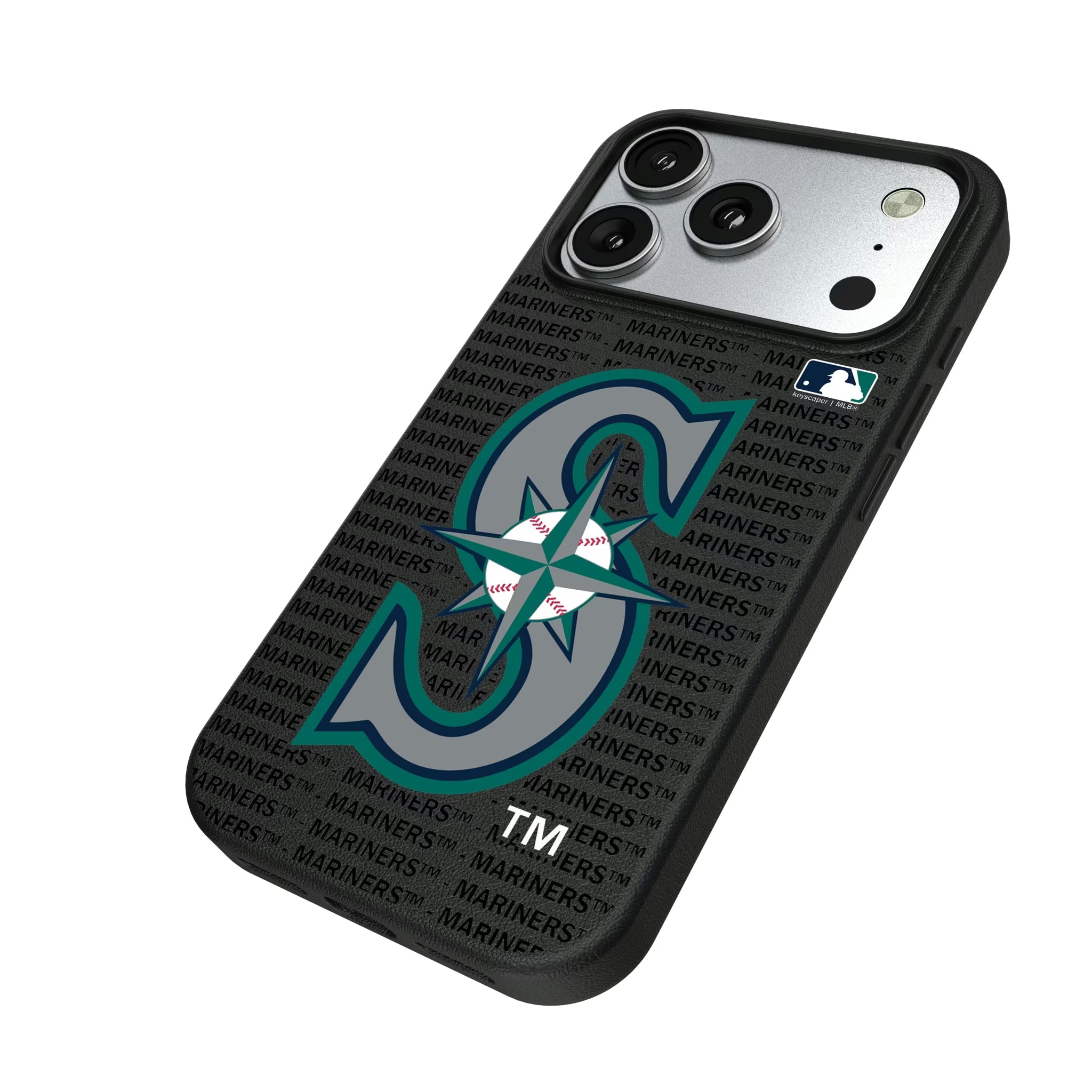 Seattle Mariners Text Backdrop MagSafe Compatible Phone Case for Apple iPhone - Sports Gifts, Sports Memorabilia, Sports Collectibles, Fan Shop
