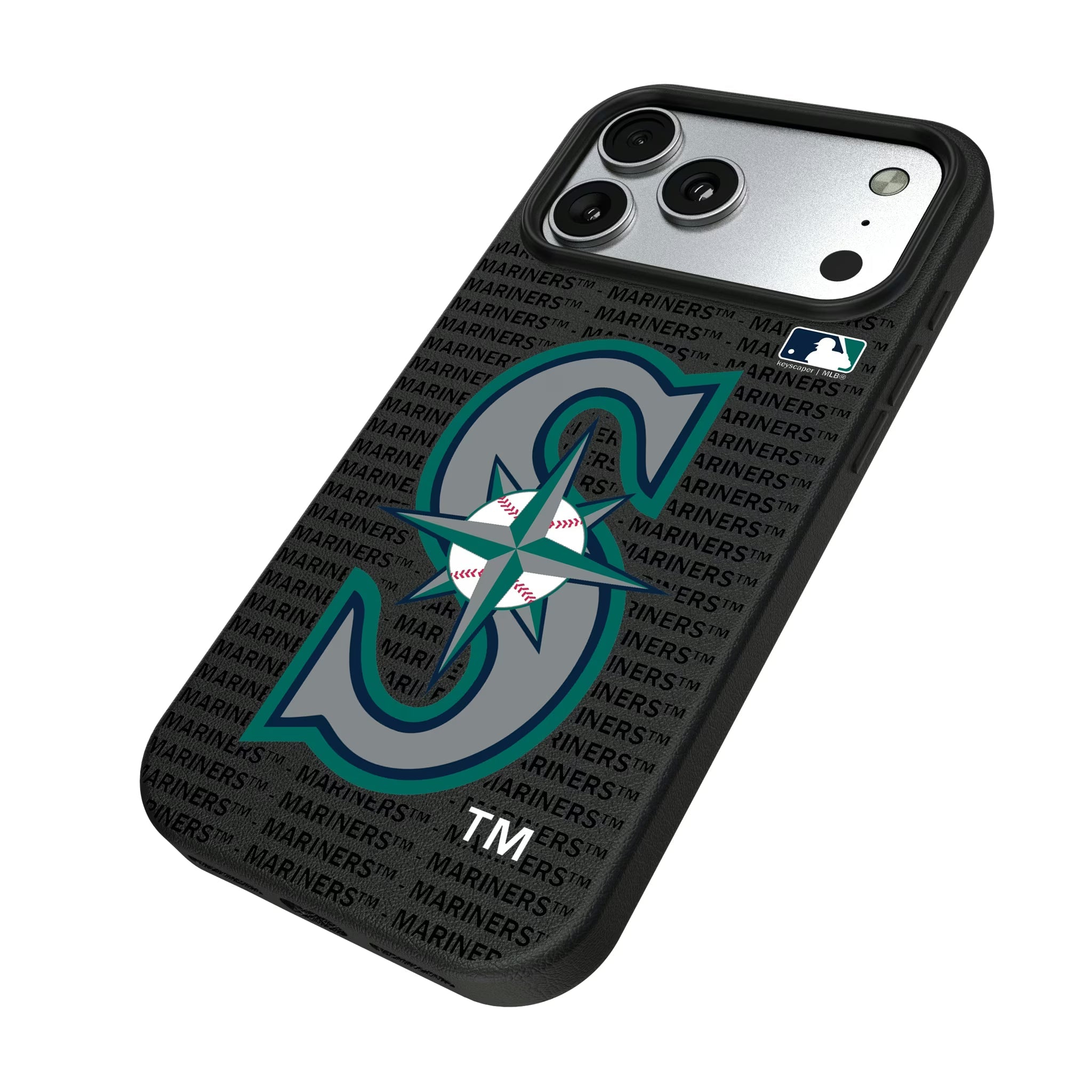 Seattle Mariners Text Backdrop MagSafe Compatible Phone Case for Apple iPhone - Sports Gifts, Sports Memorabilia, Sports Collectibles, Fan Shop