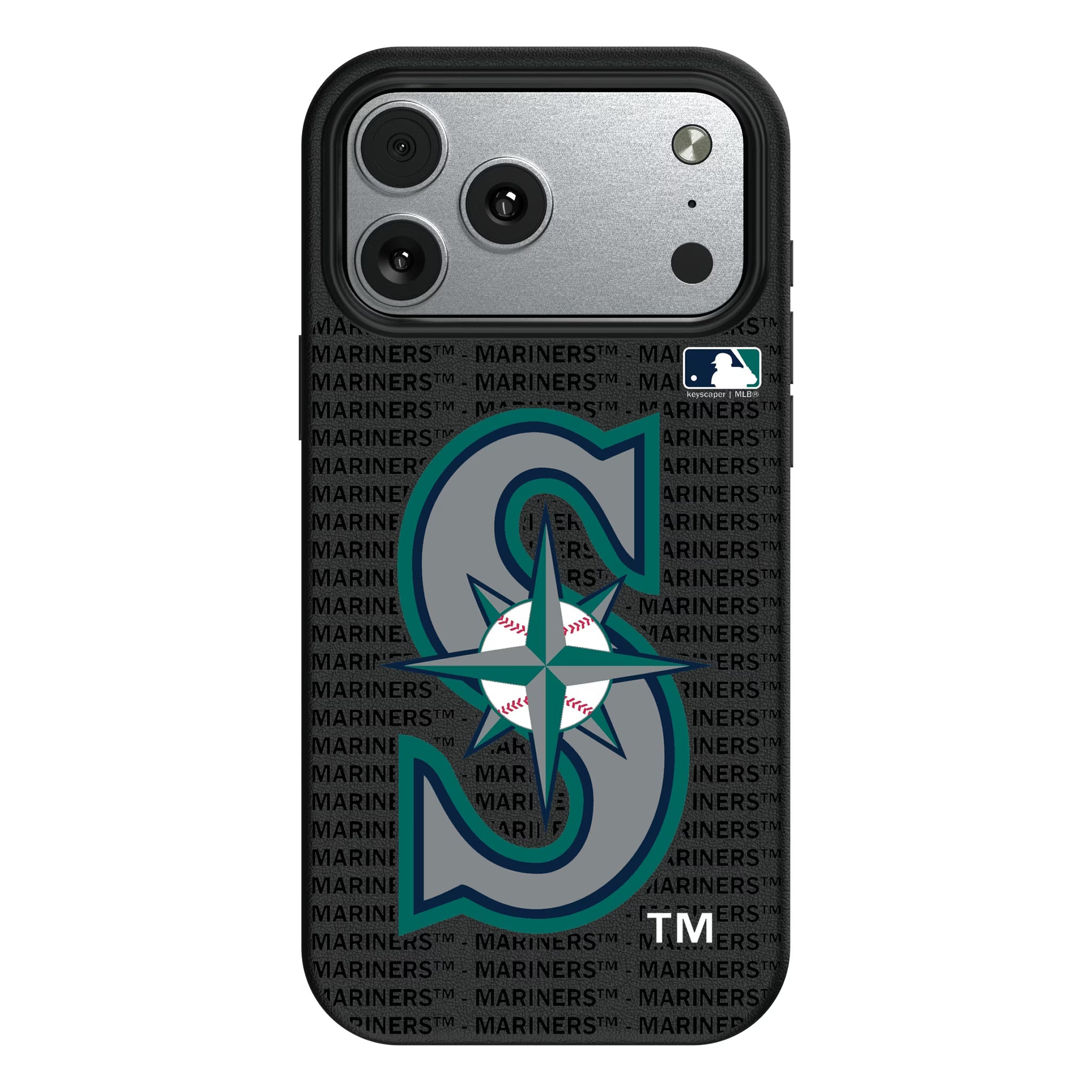 Seattle Mariners Text Backdrop MagSafe Compatible Phone Case for Apple iPhone - Sports Gifts, Sports Memorabilia, Sports Collectibles, Fan Shop