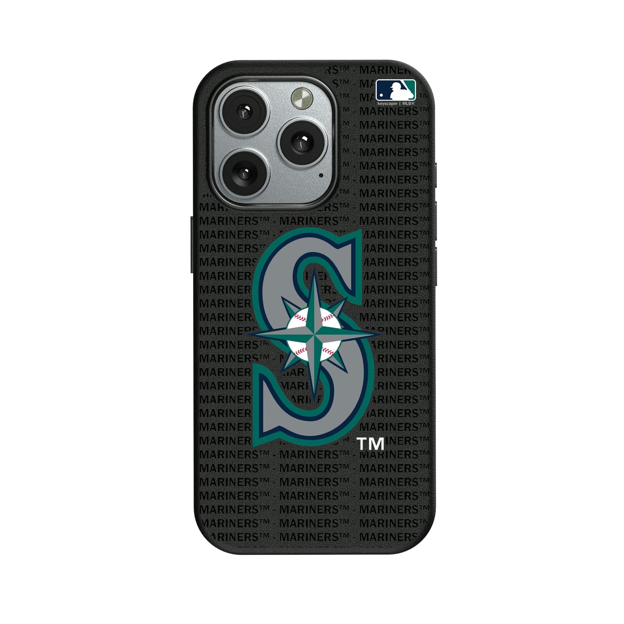 Seattle Mariners Text Backdrop MagSafe Compatible Phone Case for Apple iPhone - Sports Gifts, Sports Memorabilia, Sports Collectibles, Fan Shop