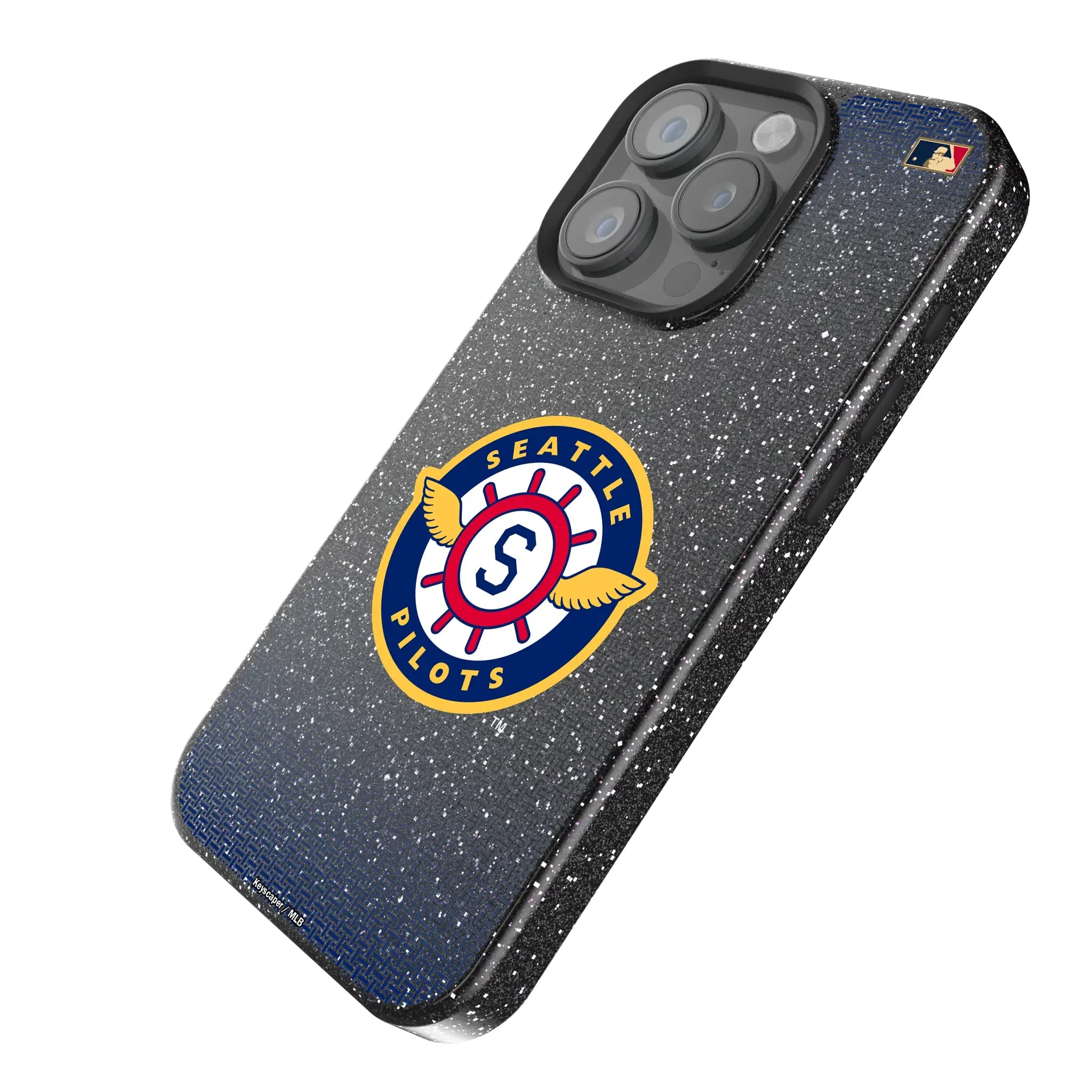 Seattle Pilots 1969 - Cooperstown Collection Linen Bling Phone Case for Apple iPhone