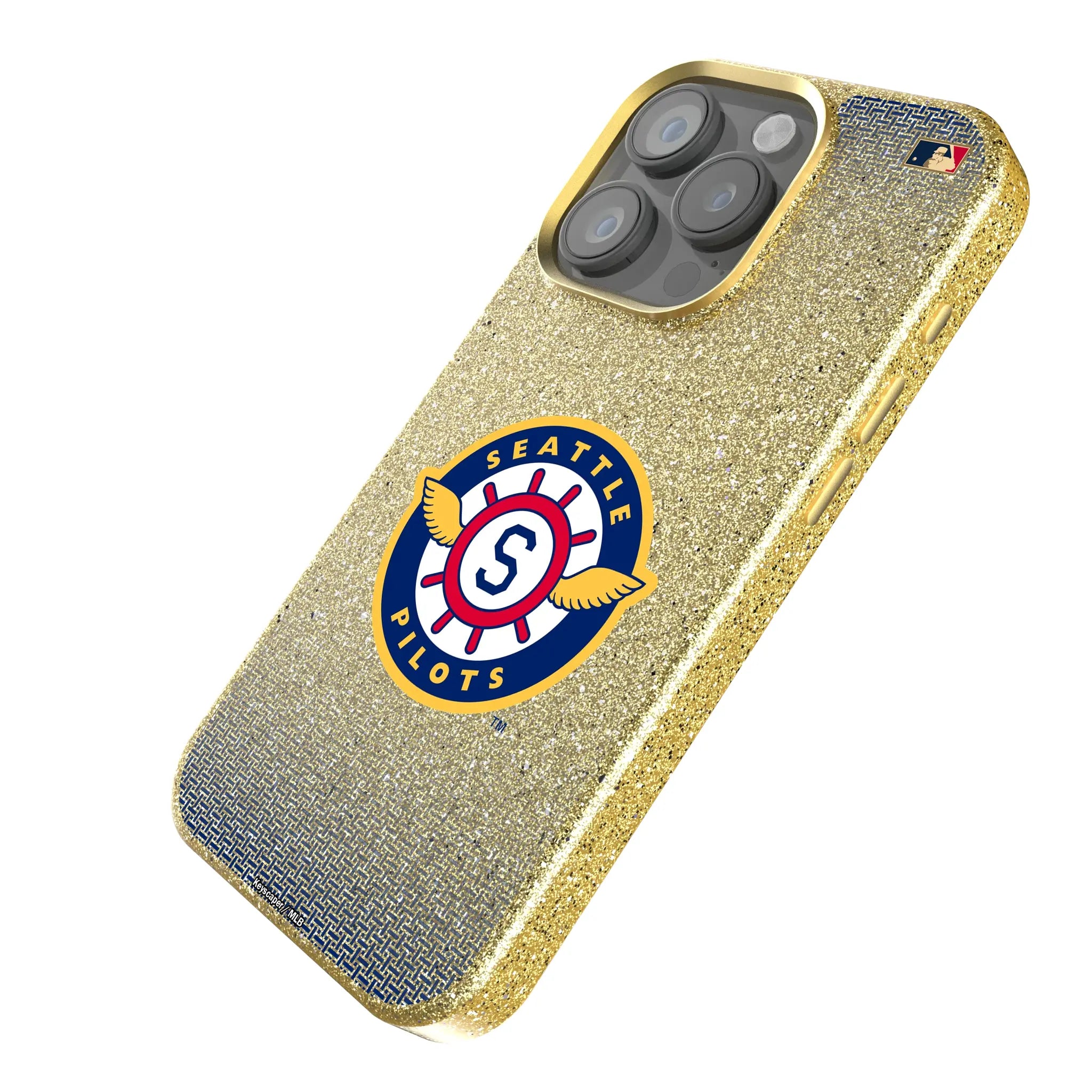 Seattle Pilots 1969 - Cooperstown Collection Linen Bling Phone Case for Apple iPhone