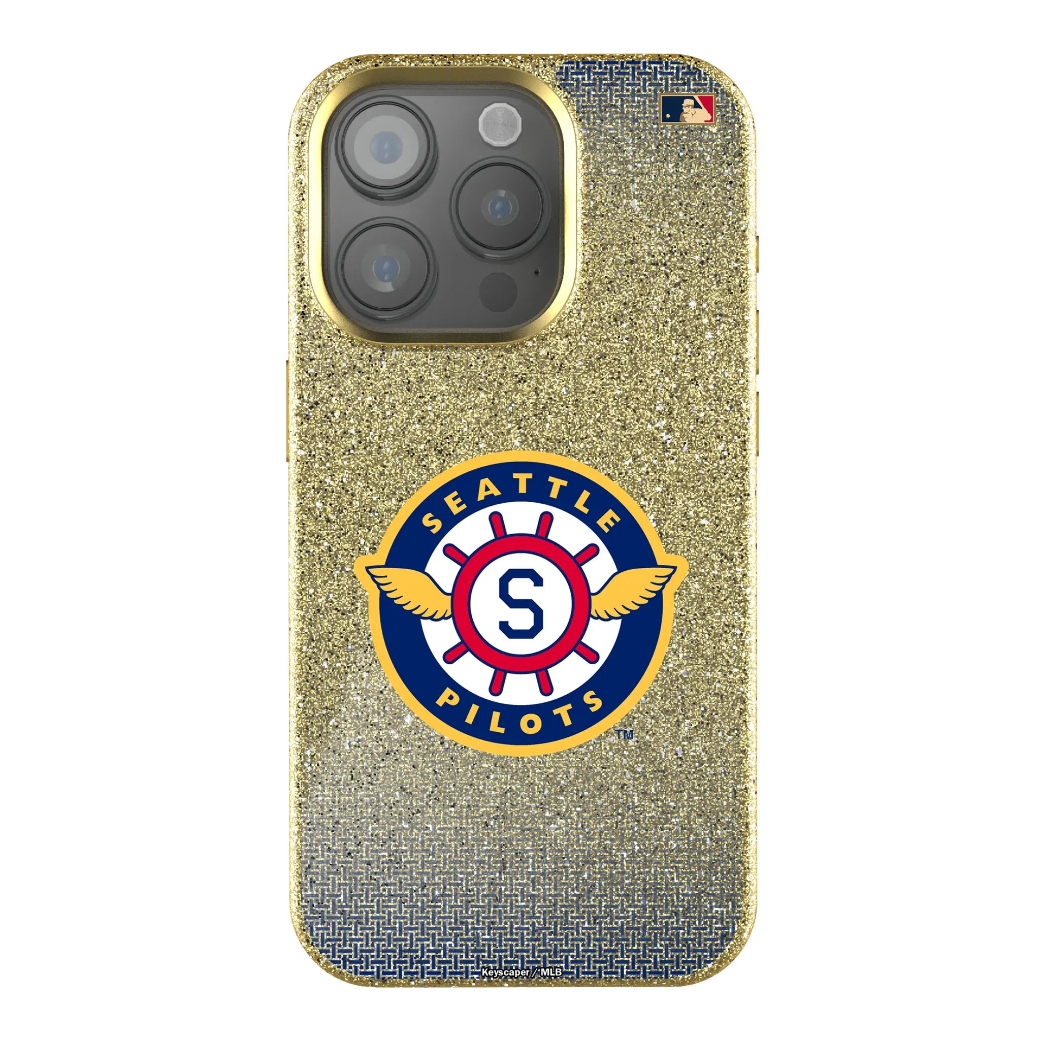 Seattle Pilots 1969 - Cooperstown Collection Linen Bling Phone Case for Apple iPhone
