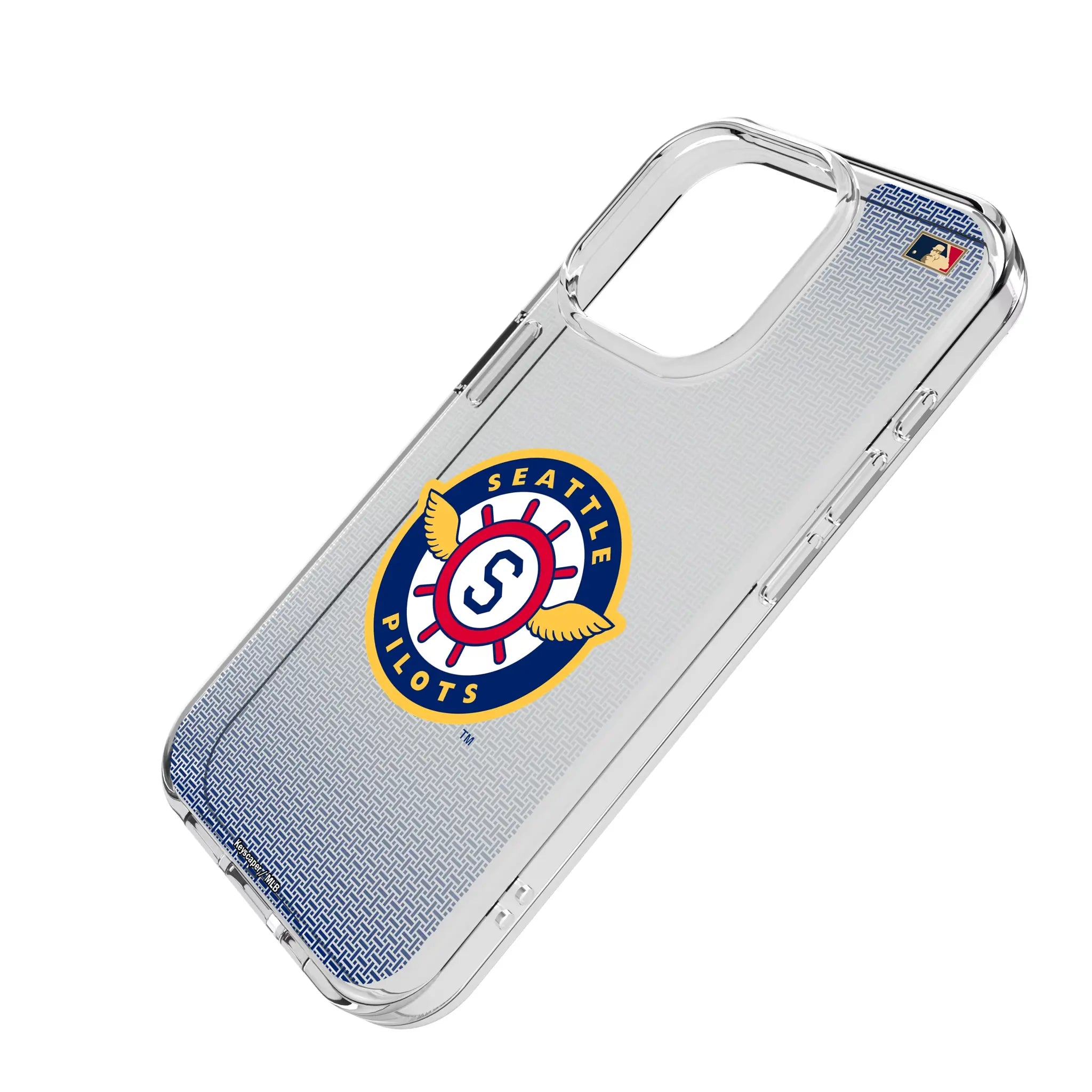 Seattle Pilots 1969 - Cooperstown Collection Linen Clear Phone Case for Apple iPhone