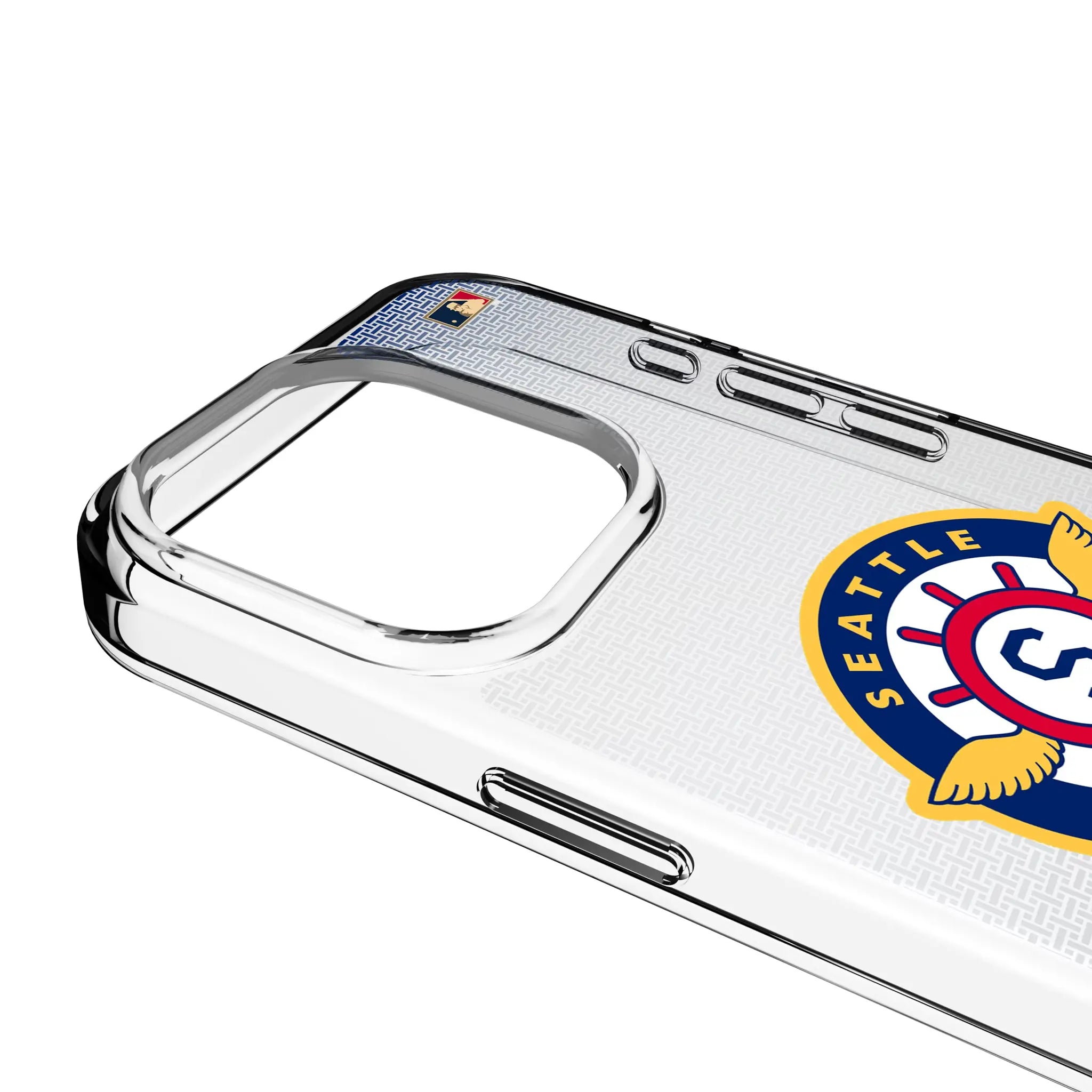 Seattle Pilots 1969 - Cooperstown Collection Linen Clear Phone Case for Apple iPhone