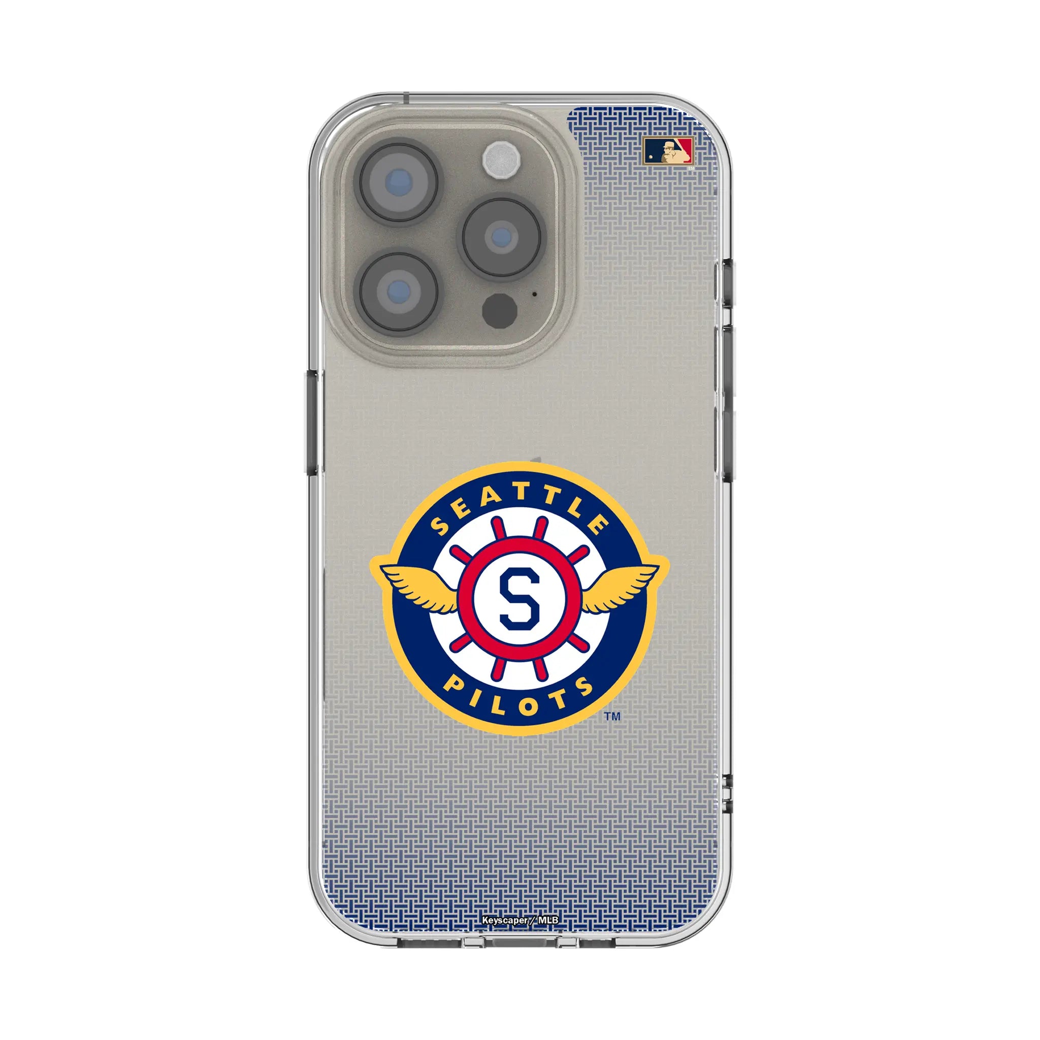 Seattle Pilots 1969 - Cooperstown Collection Linen Clear Phone Case for Apple iPhone