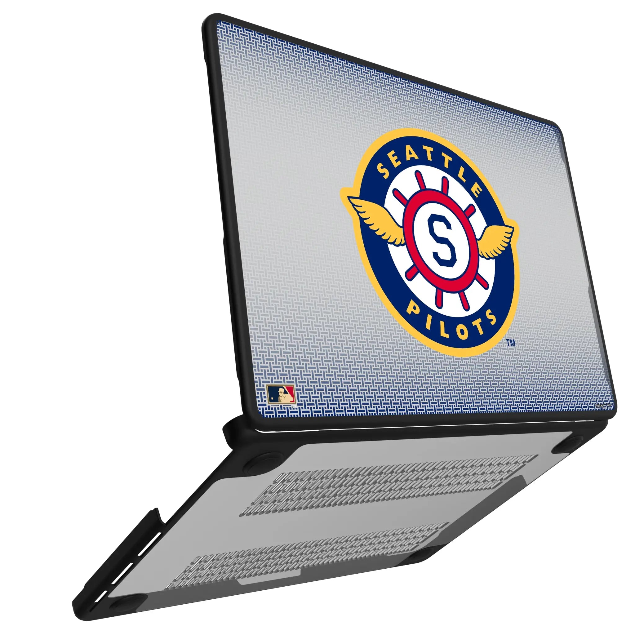 Seattle Pilots 1969 - Cooperstown Collection Linen Laptop Case for Apple MacBook