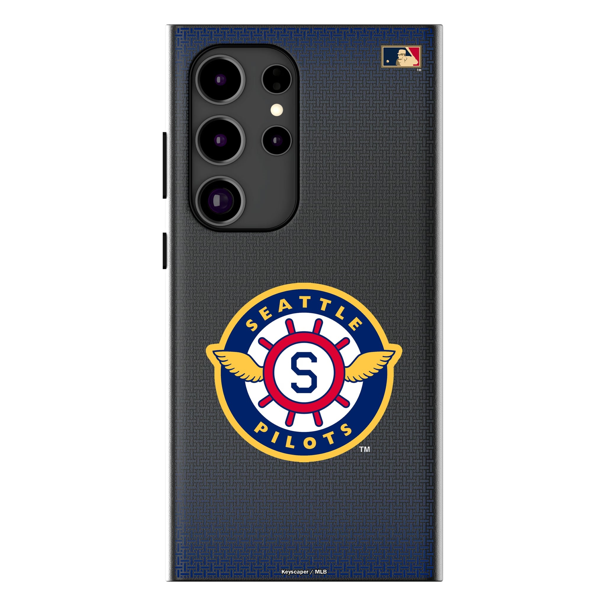 Seattle Pilots 1969 - Cooperstown Collection Linen MagSafe Compatible Phone Case for Samsung Galaxy