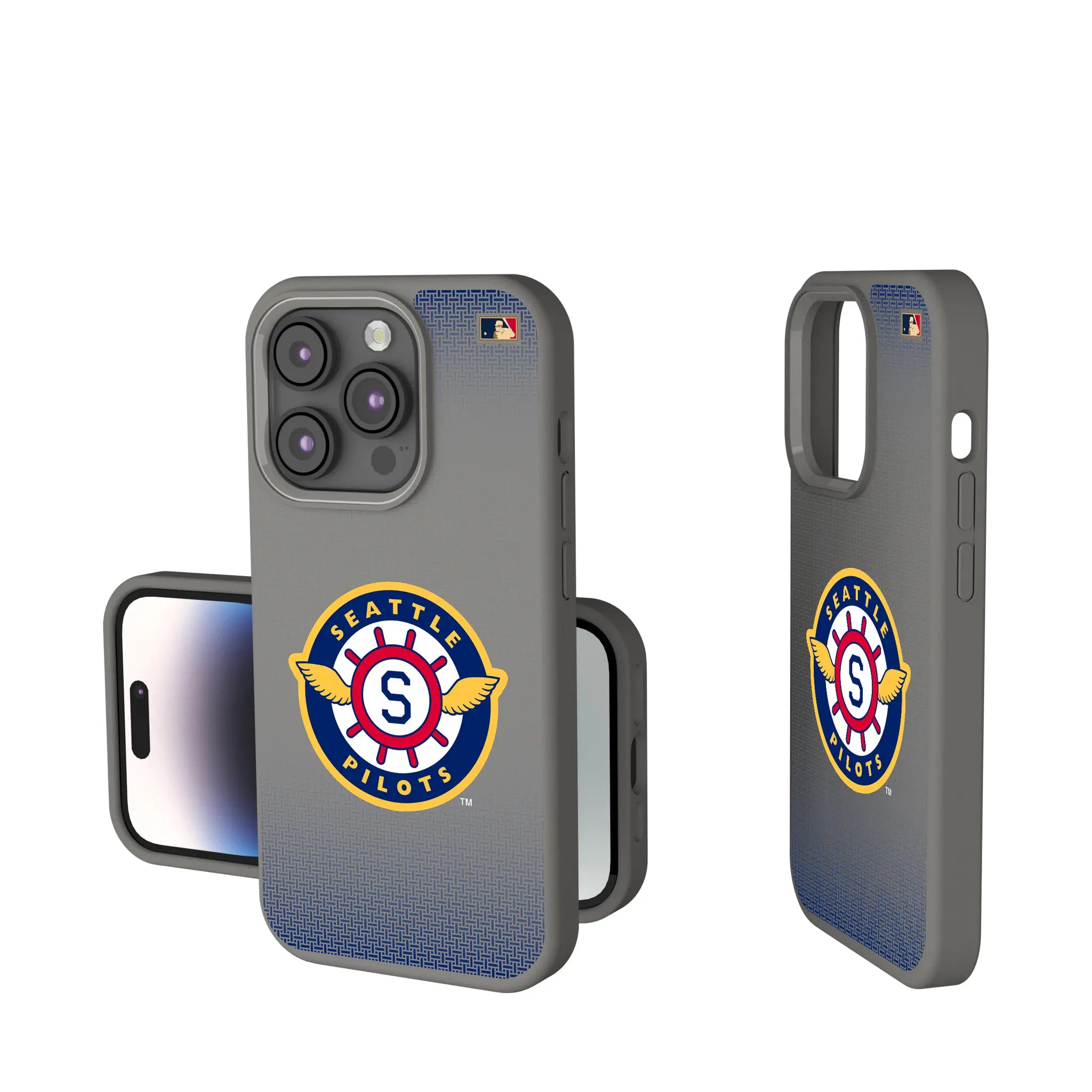 Seattle Pilots 1969 - Cooperstown Collection Linen Soft Touch Phone Case