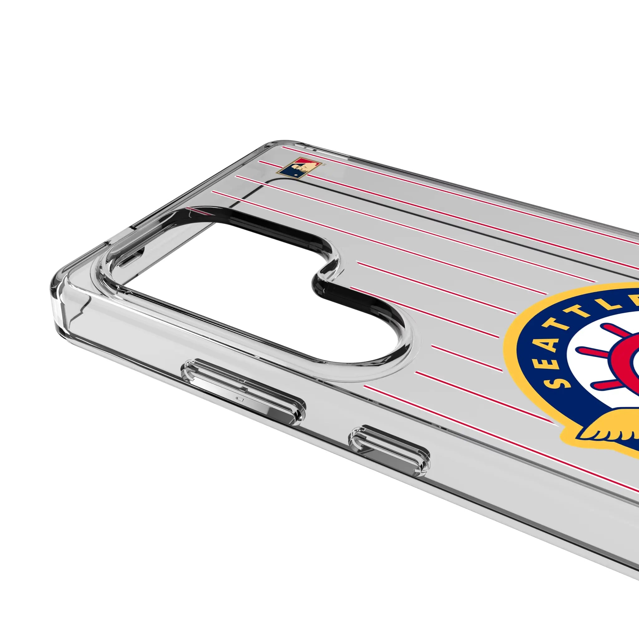 Seattle Pilots 1969 - Cooperstown Collection Pinstripe Clear Phone Case for Samsung Galaxy