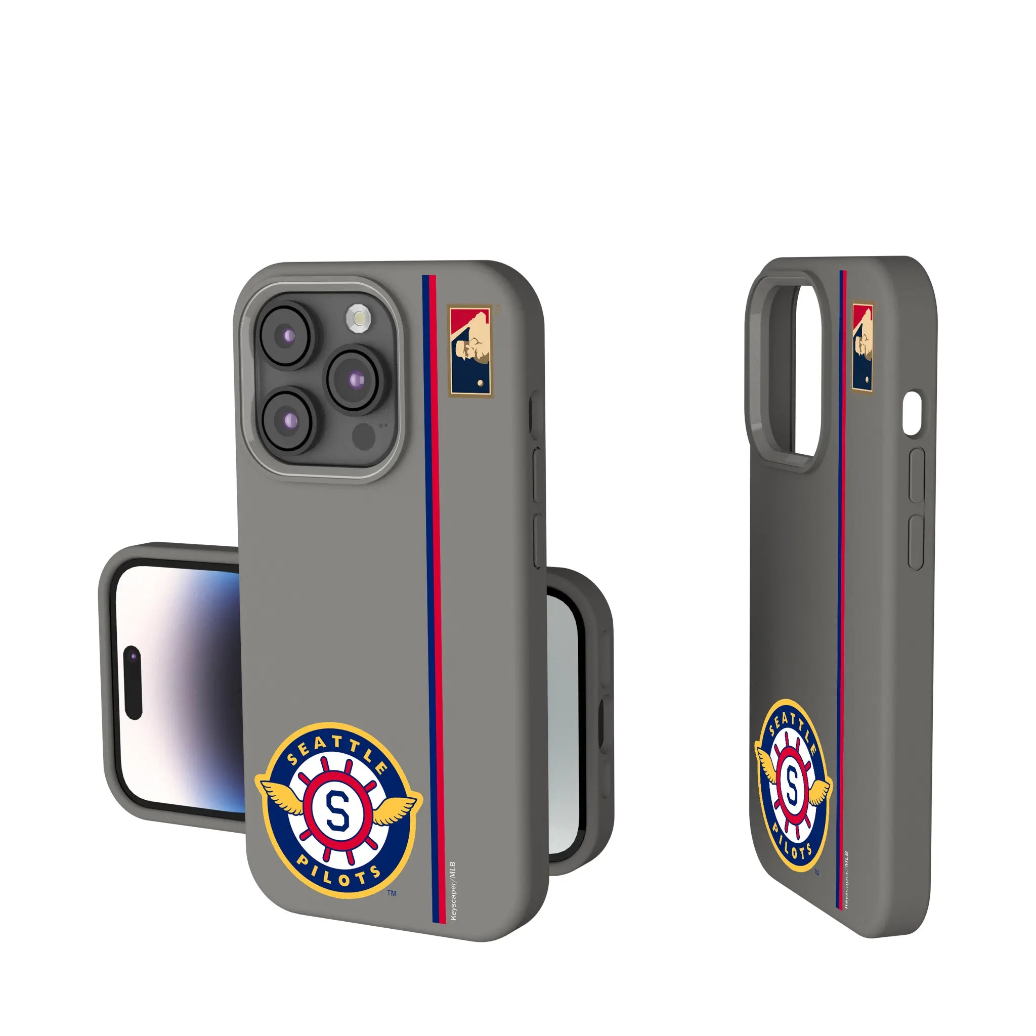 Seattle Pilots 1969 - Cooperstown Collection Sidebar Soft Touch Phone Case