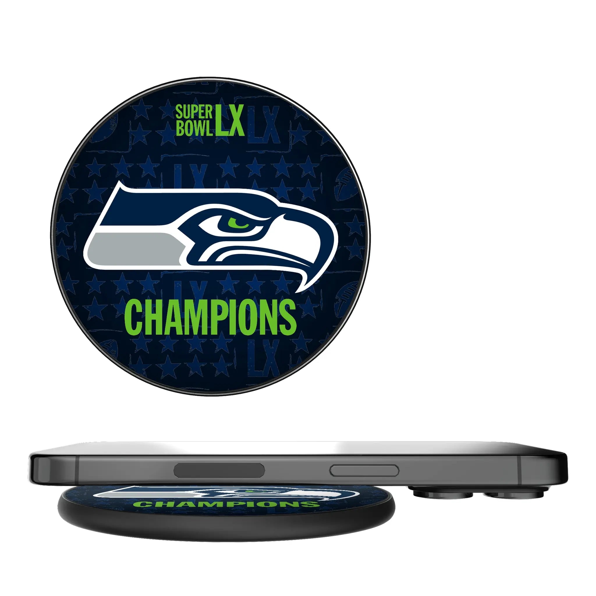 Seattle Seahawks 2026 Super Bowl 15-Watt Wireless Charger