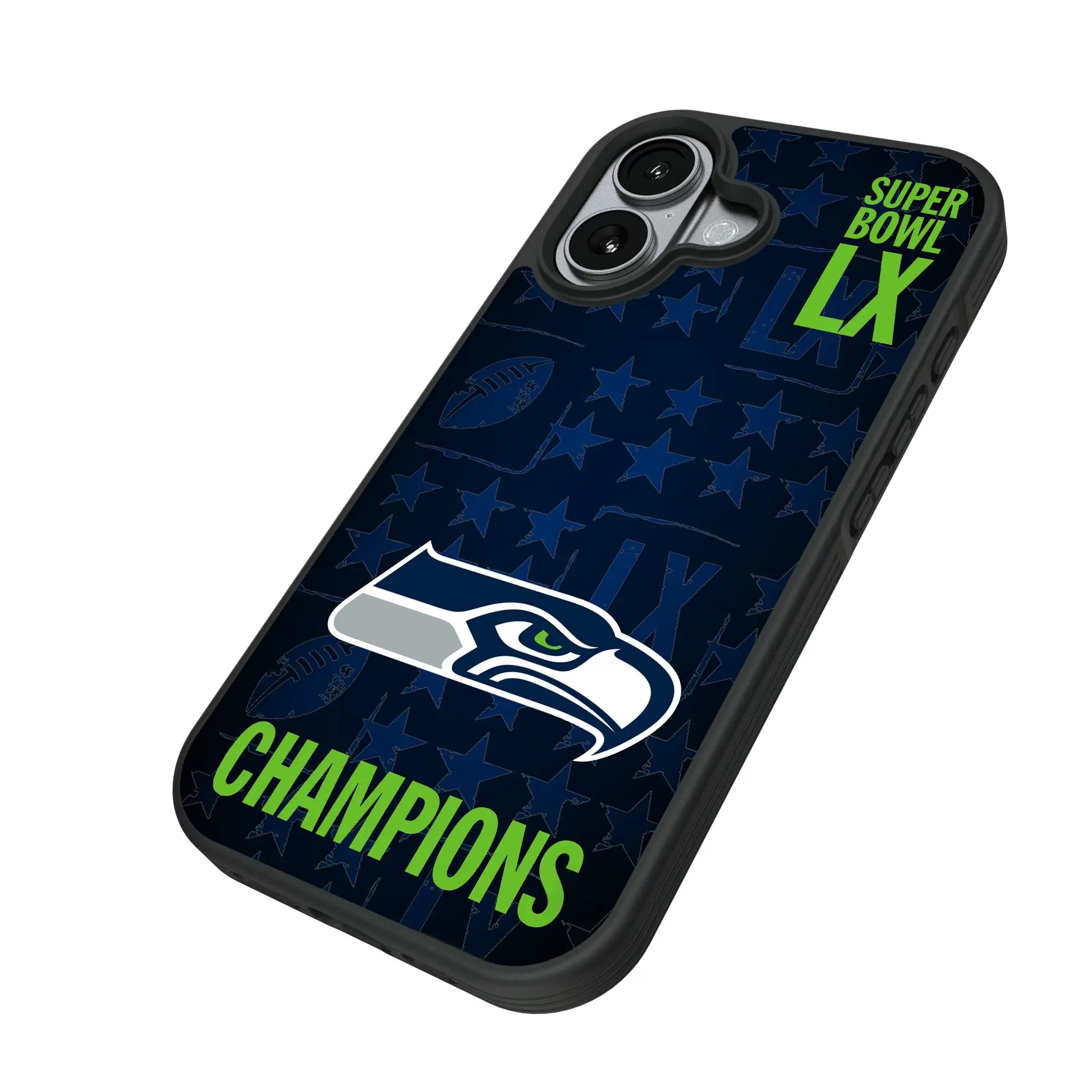 Seattle Seahawks 2026 Super Bowl Bump Phone Case for Apple iPhone