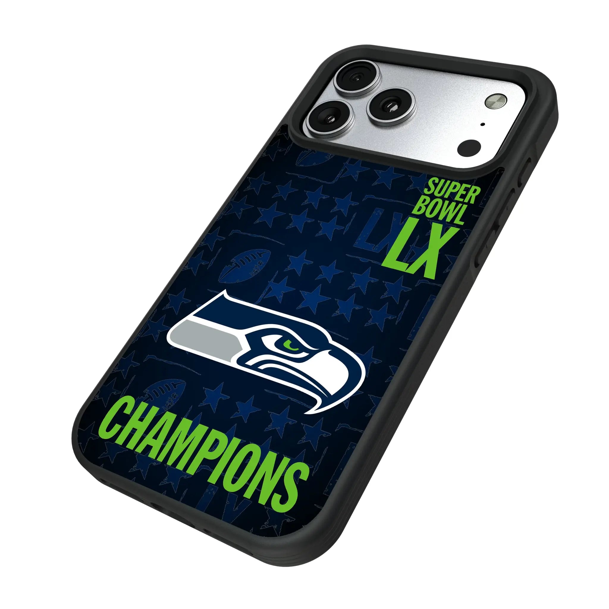 Seattle Seahawks 2026 Super Bowl Bump Phone Case for Apple iPhone
