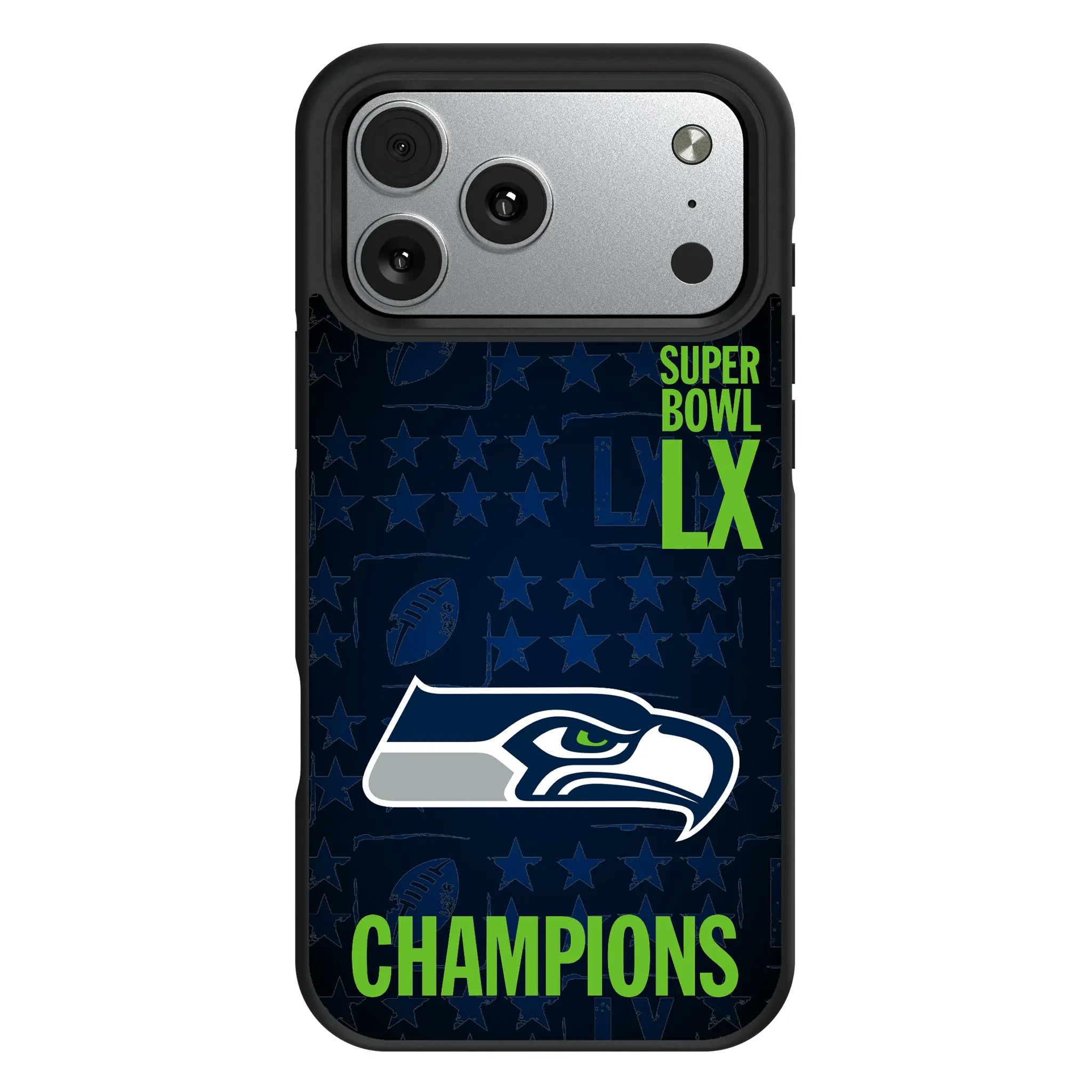 Seattle Seahawks 2026 Super Bowl Bump Phone Case for Apple iPhone