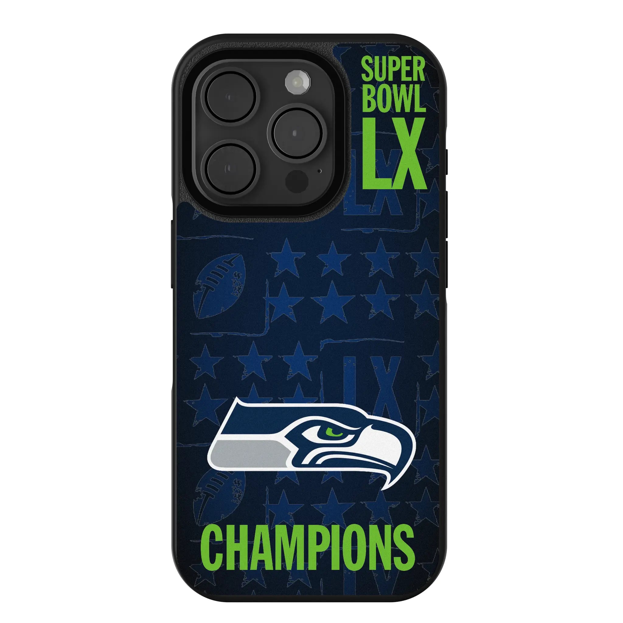 Seattle Seahawks 2026 Super Bowl Bump Phone Case for Apple iPhone